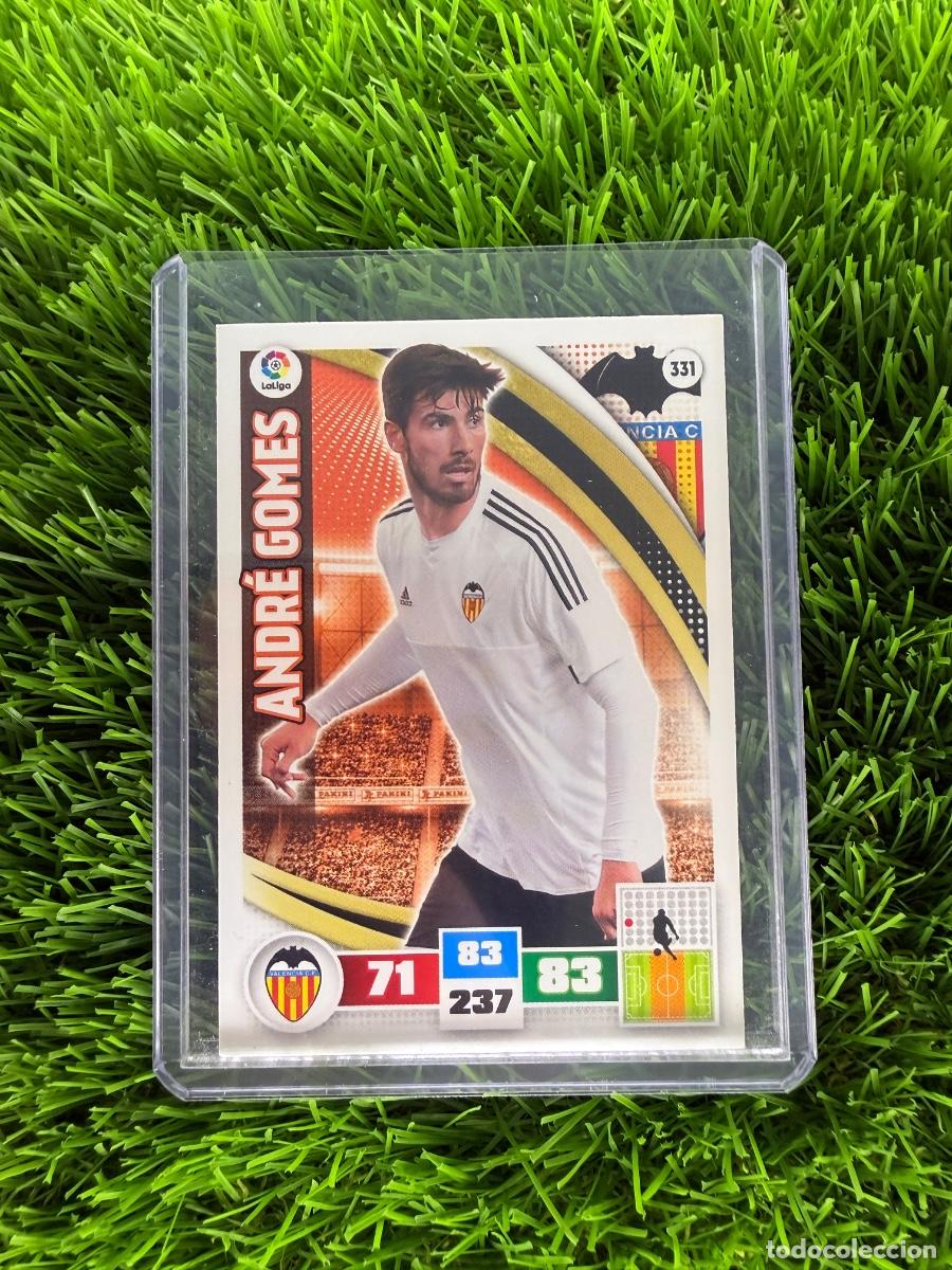 Cromos de f&uacute;tbol: N&ordm; 331 Andr&eacute; Gomes Valencia CF Adrenalyn XL 15 16