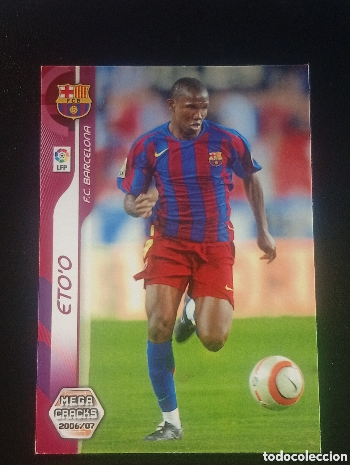 Cromos de f&uacute;tbol: 53 ETO BARCELONA MEGACRACKS 2006 2007 CROMOS CARDS MUNDICROMO PANINI TOPPS CAMERUN REAL MADRID