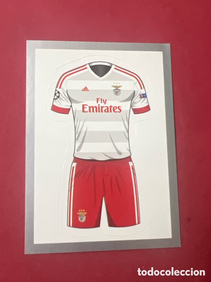 Cromos de f&uacute;tbol: A1673. 150 UNIFORME (BENFICA) UEFA CHAMPIONS LEAGUE 2015/2016 TOPPS