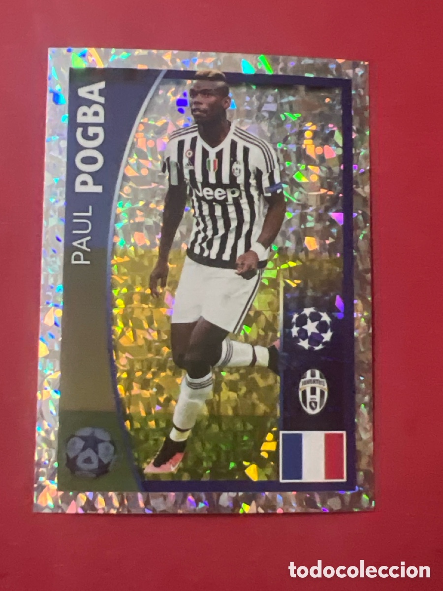 Cromos de f&uacute;tbol: A1672. 223 POGBA (JUVENTUS) UEFA CHAMPIONS LEAGUE 2015/2016 TOPPS