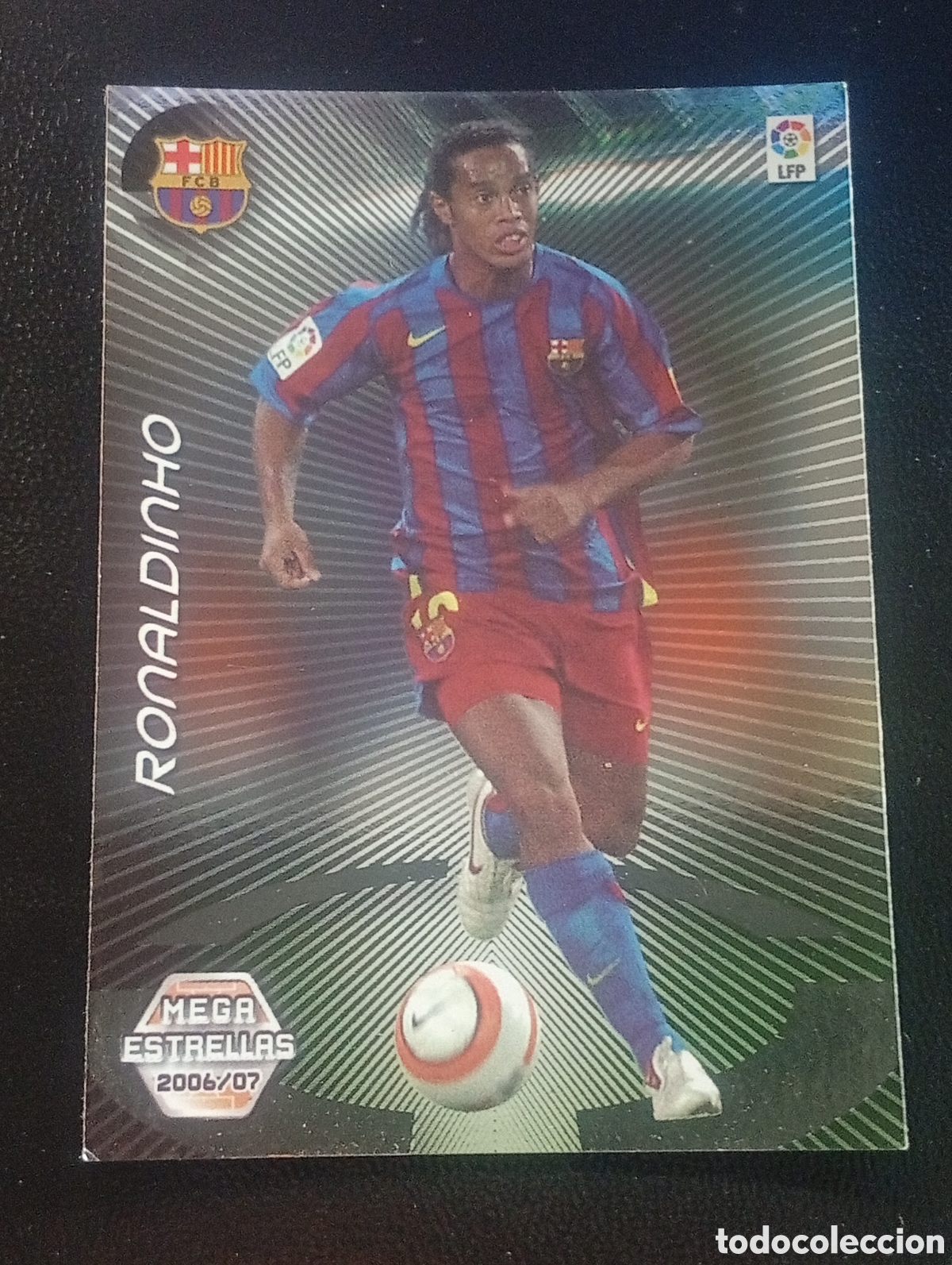 Cromos de f&uacute;tbol: 379 RONALDINHO BARCELONA MEGACRACKS 2006 2007 6 7 CROMOS CARDS PANINI MUNDICROMO BRASIL
