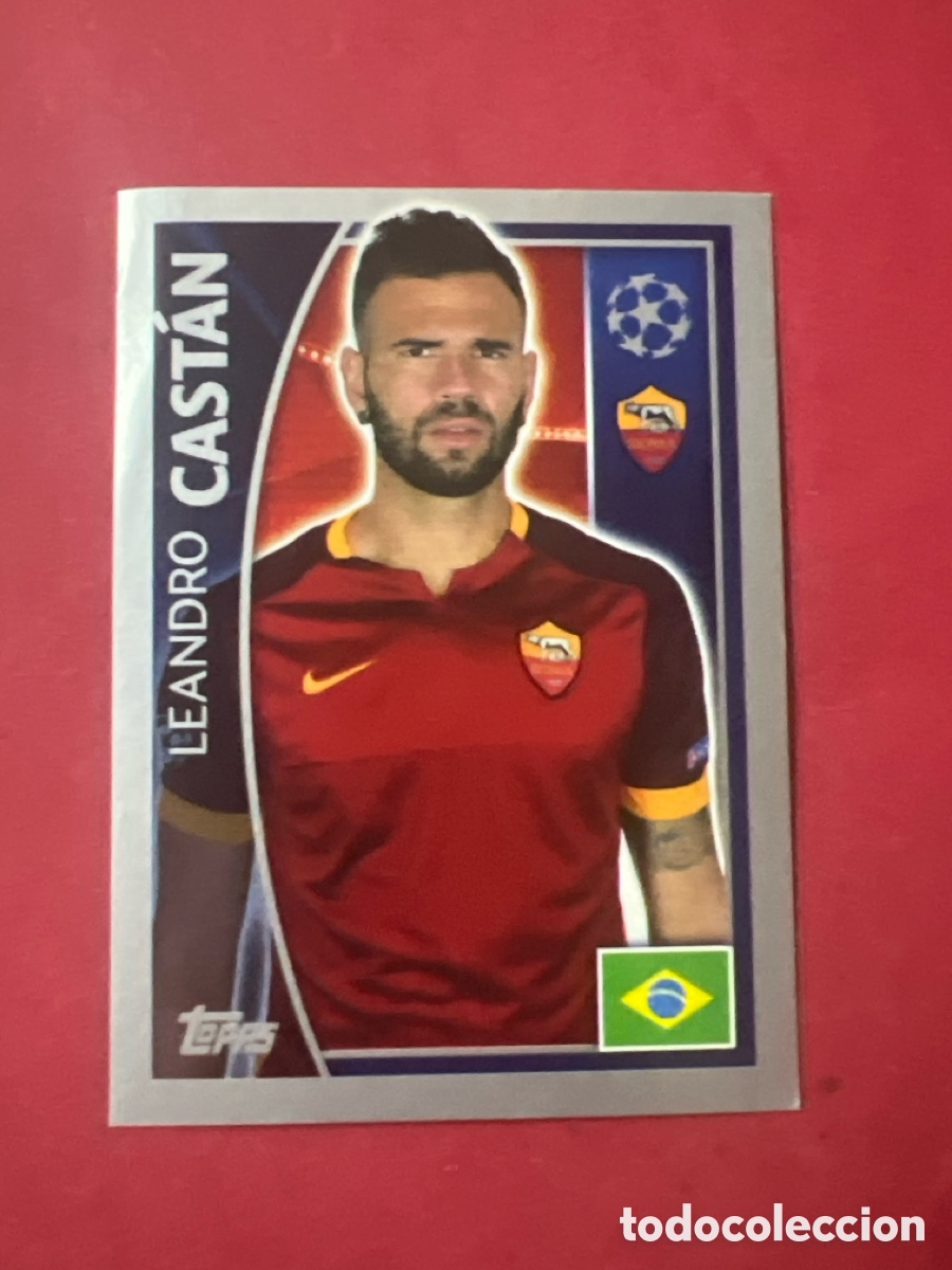 Cromos de f&uacute;tbol: A1674. CASTAN (ROMA) UEFA CHAMPIONS LEAGUE 2015/2016 TOPPS