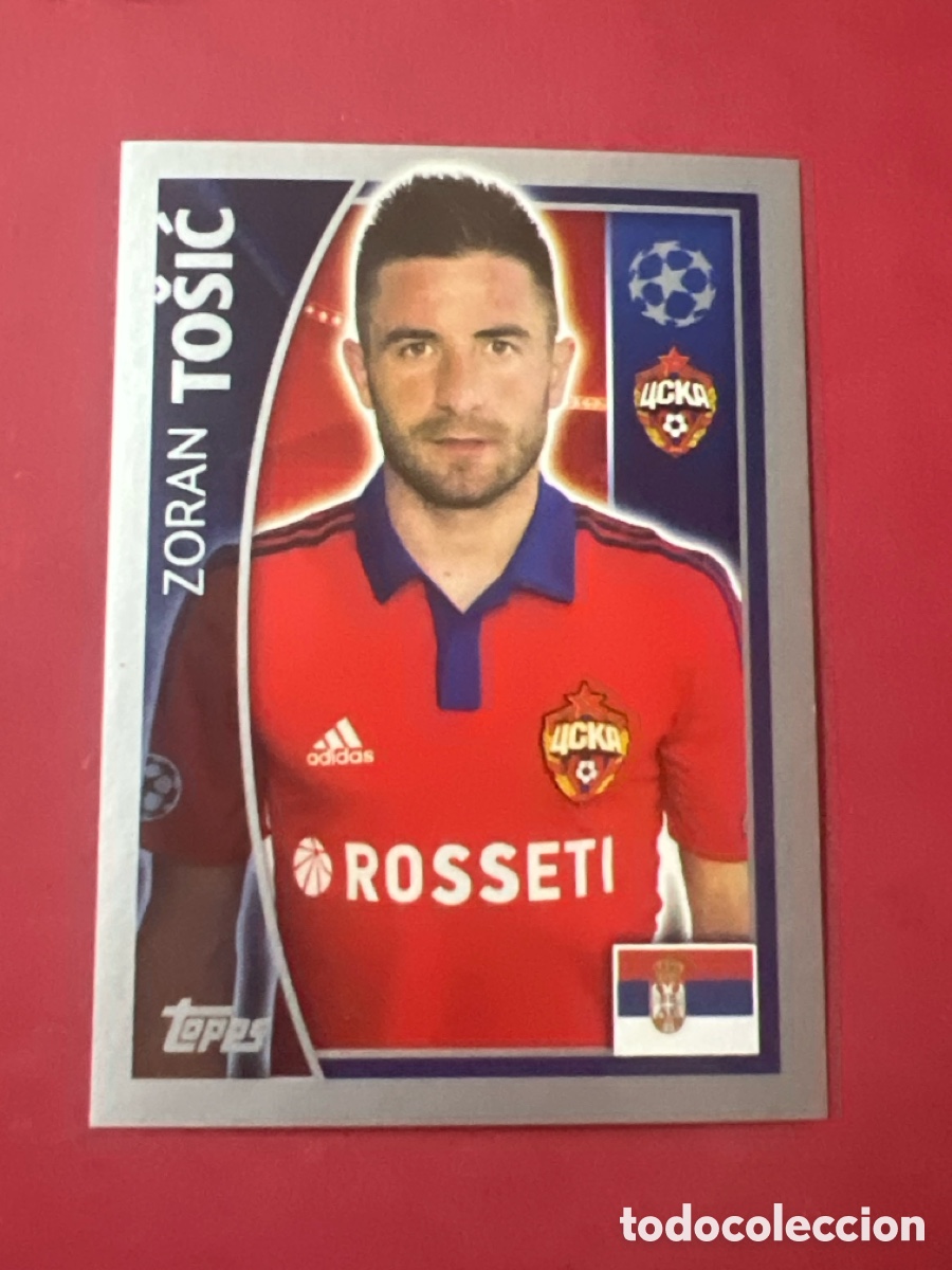 Cromos de f&uacute;tbol: A1676. 130 TOSIC (C.S.K.A. MOSCU) UEFA CHAMPIONS LEAGUE 2015/2016 TOPPS