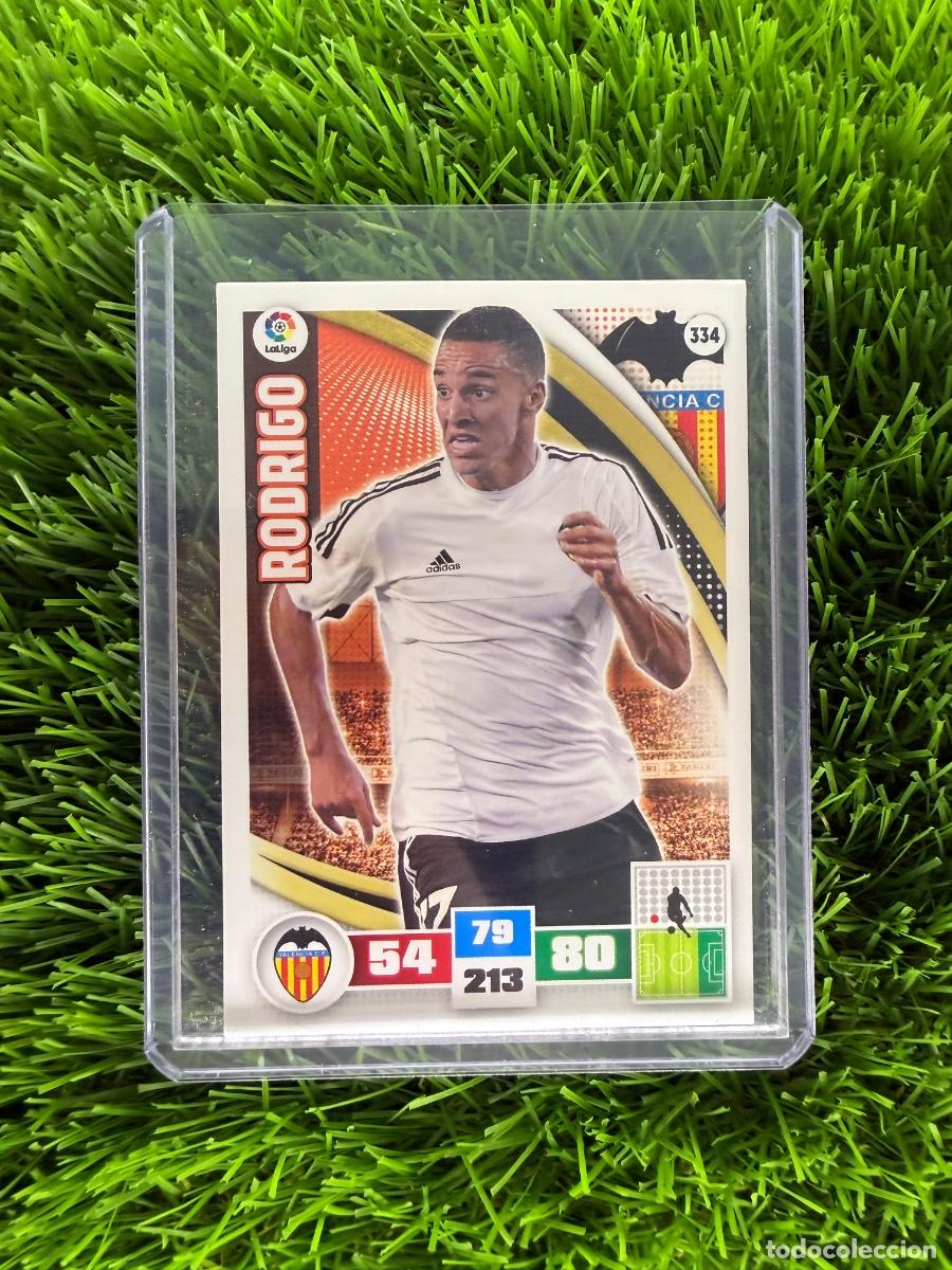 Cromos de f&uacute;tbol: N&ordm; 334 Rodrigo Valencia CF Adrenalyn XL 15 16