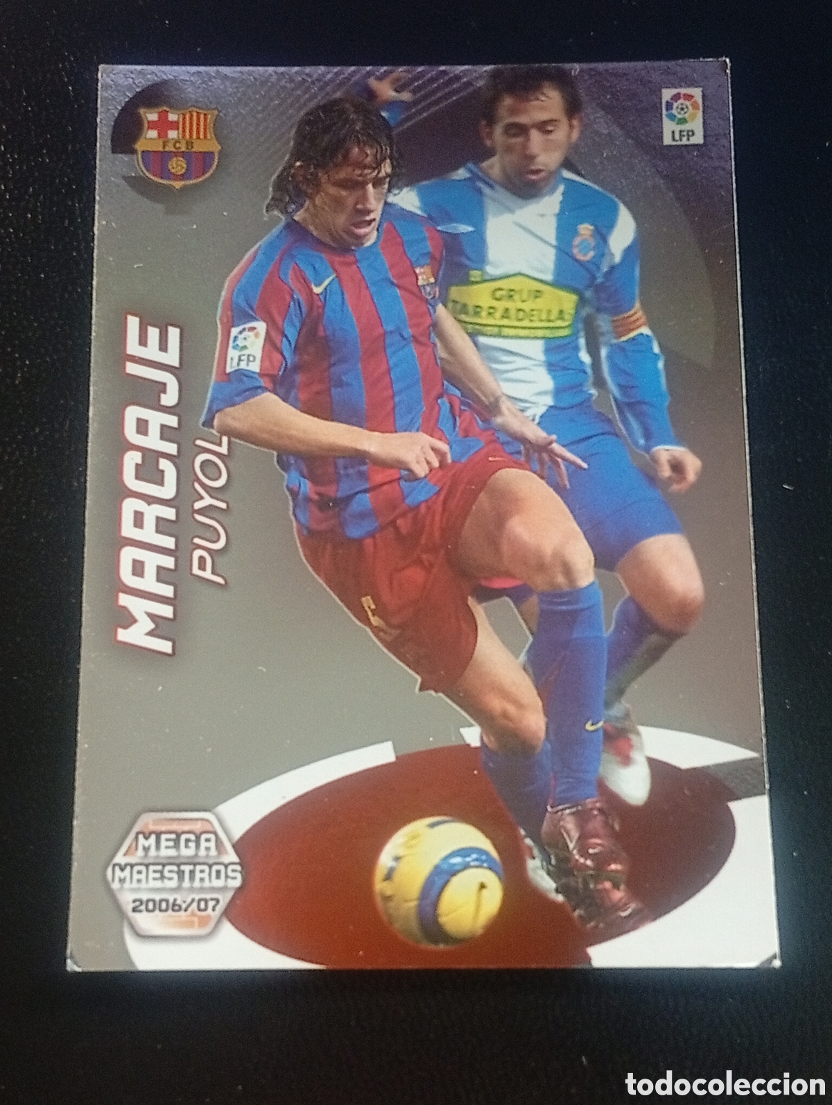 Cromos de f&uacute;tbol: 411 PUYOL BARCELONA MEGACRACKS 2006 2007 CROMOS CARDS MUNDICROMO TOPPS MATCH ATTAX MERLIN PARALELA