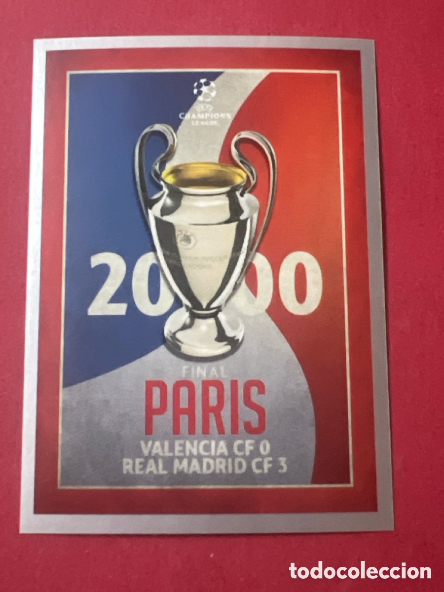 Cromos de f&uacute;tbol: A1681. 592 FINAL PARIS 2000 UEFA CHAMPIONS LEAGUE 2015/2016 TOPPS