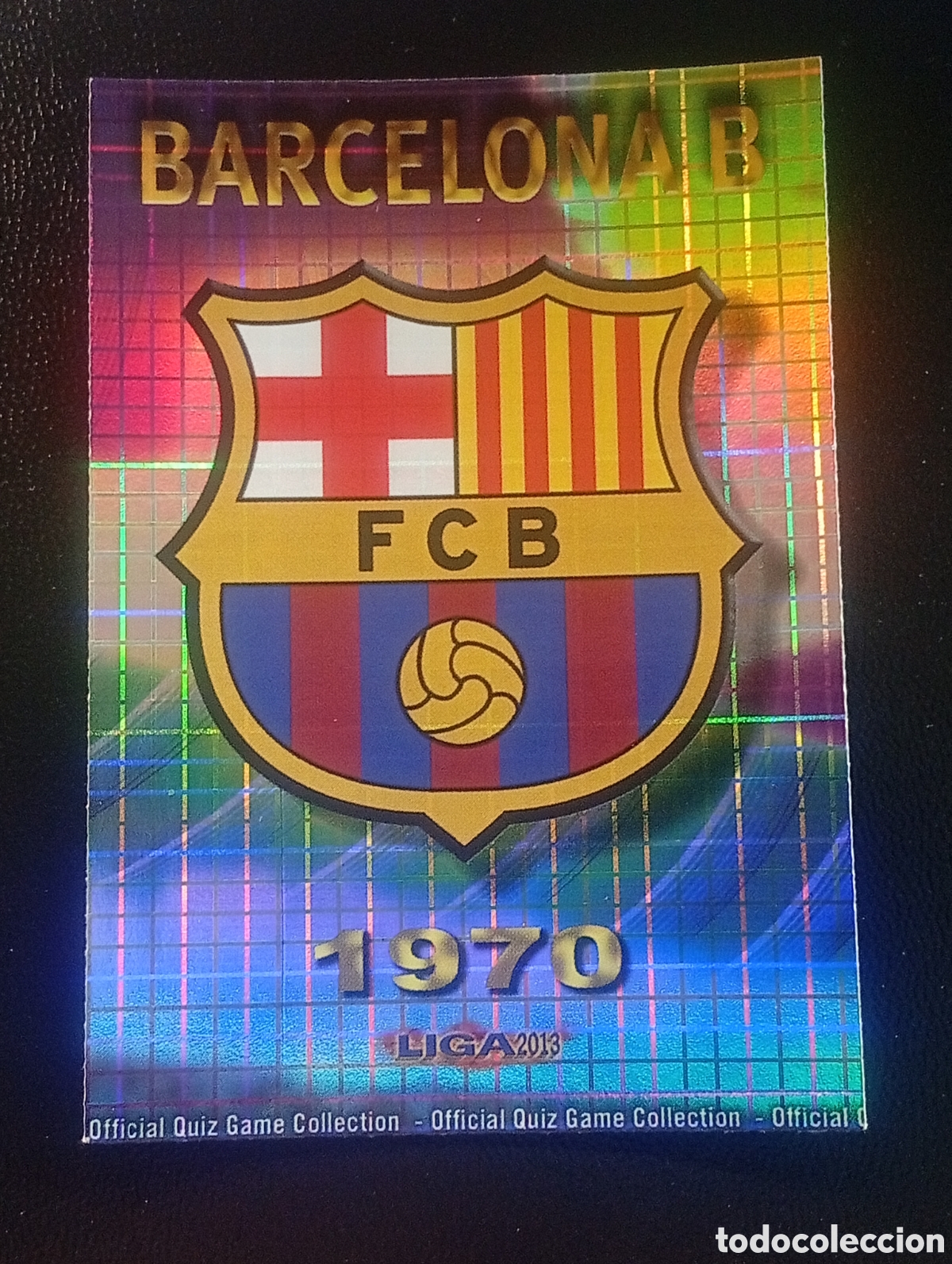 Cromos de f&uacute;tbol: 892 brillo cuadros escudo FUTBOL CLUB BARCELONA B MUNDICROMO 2012 2013 12 13 CROMOS PANINI BAR&Ccedil;A TCG