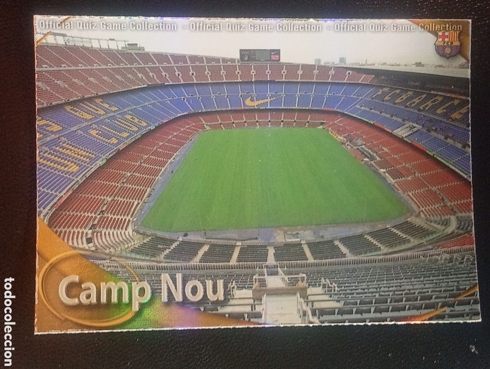 Cromos de f&uacute;tbol: 2 brillo liso estadio CAMP NOU BARCELONA MUNDICROMO 2010 2011 10 11 CROMOS CARDS PANINI MEGACRACKS