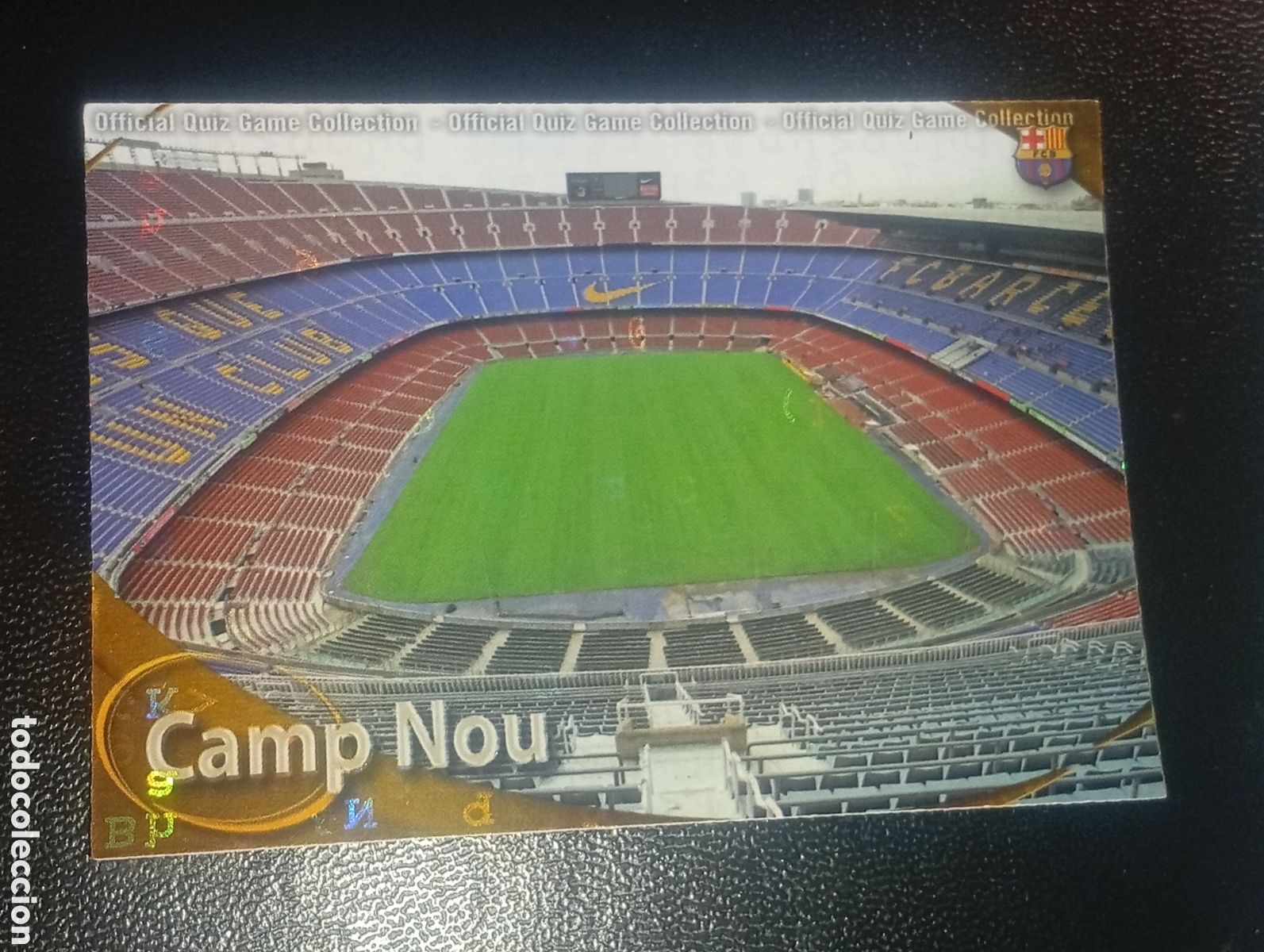 Cromos de f&uacute;tbol: 2 brillo letras estadio CAMP NOU BARCELONA MUNDICROMO 2010 2011 10 11 CROMOS CARDS PANINI MEGACRACKS
