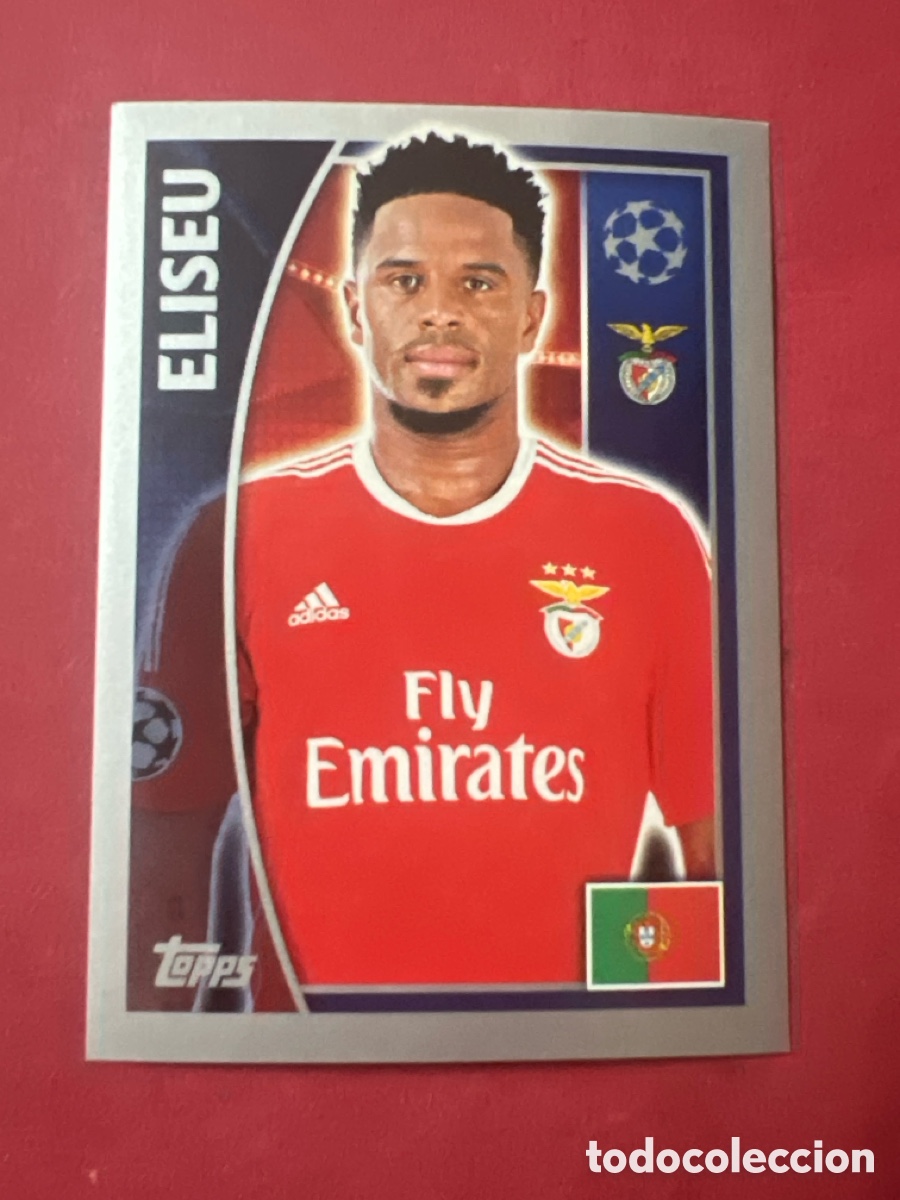 Cromos de f&uacute;tbol: A1688. 164 ELISEU (BENFICA) UEFA CHAMPIONS LEAGUE 2015/2016 TOPPS