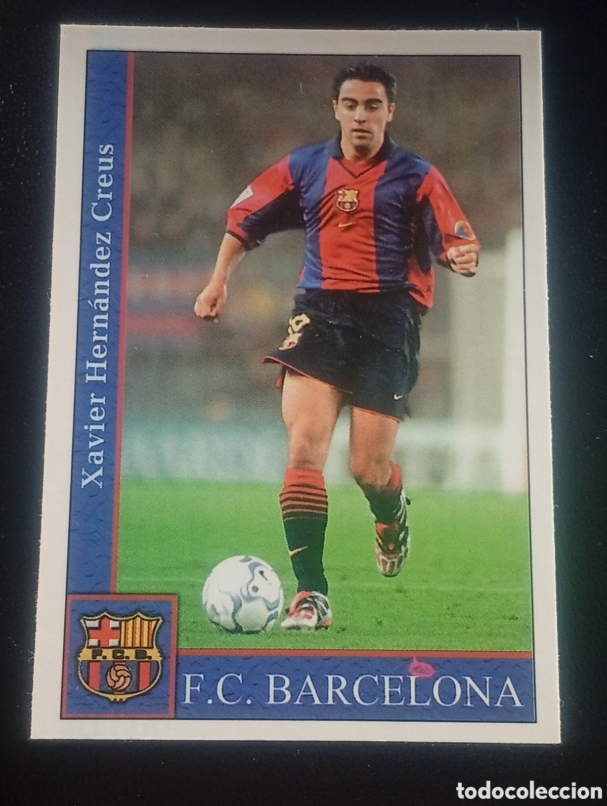 Cromos de f&uacute;tbol: 72 XAVI BARCELONA MUNDICROMO LIGA 2001 2002 CROMOS CARDS PANINI MEGACRACKS TOPPS SPORT FUTBOL ESPA&Ntilde;A