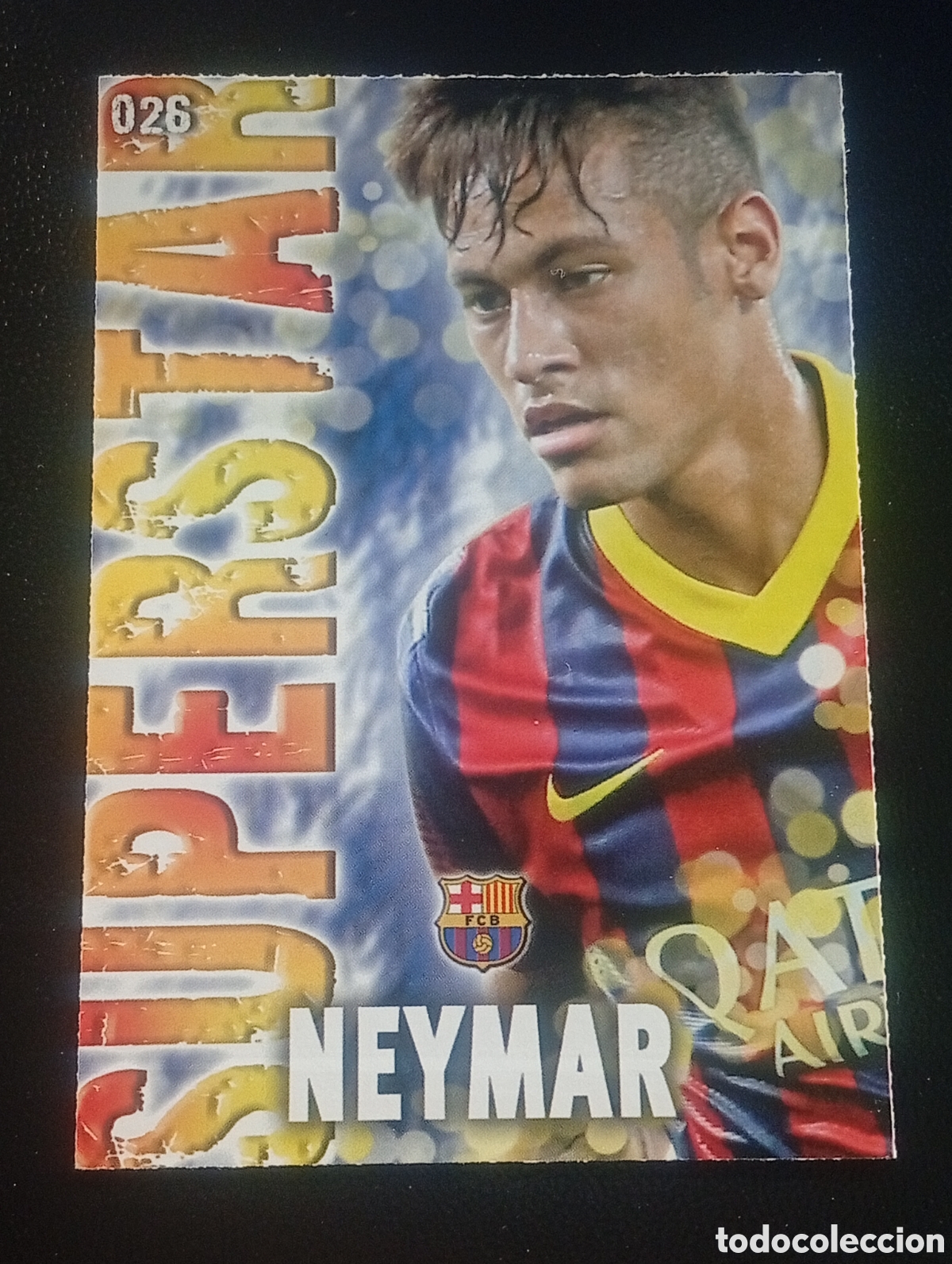 Cromos de f&uacute;tbol: 26 NEYMAR BARCELONA MUNDICROMO 2013 2014 13 14 CROMOS CARDS PANINI MEGACRACKS TOPPS BRASIL