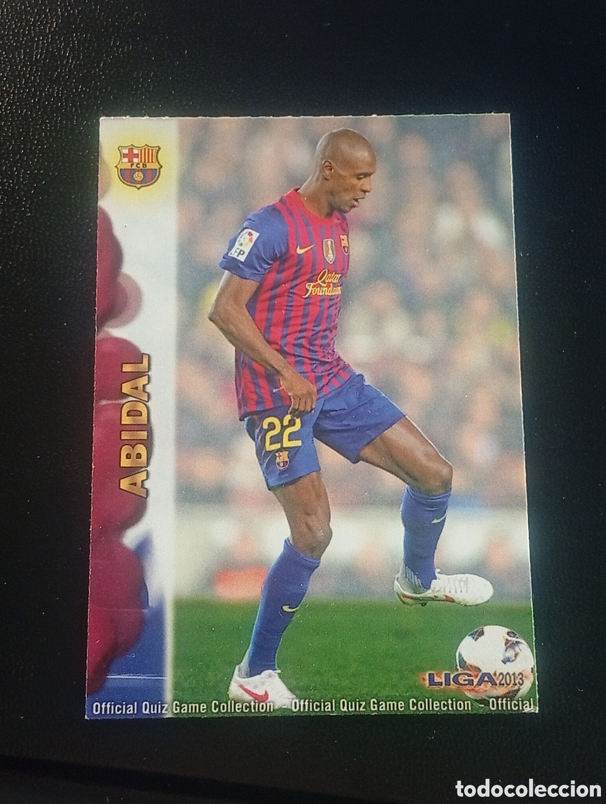 Cromos de f&uacute;tbol: 668 ABIDAL BARCELONA MUNDICROMO 2012 2013 12 13 CROMOS CARDS PANINI MEGACRACKS ADRENALYN FRANCIA