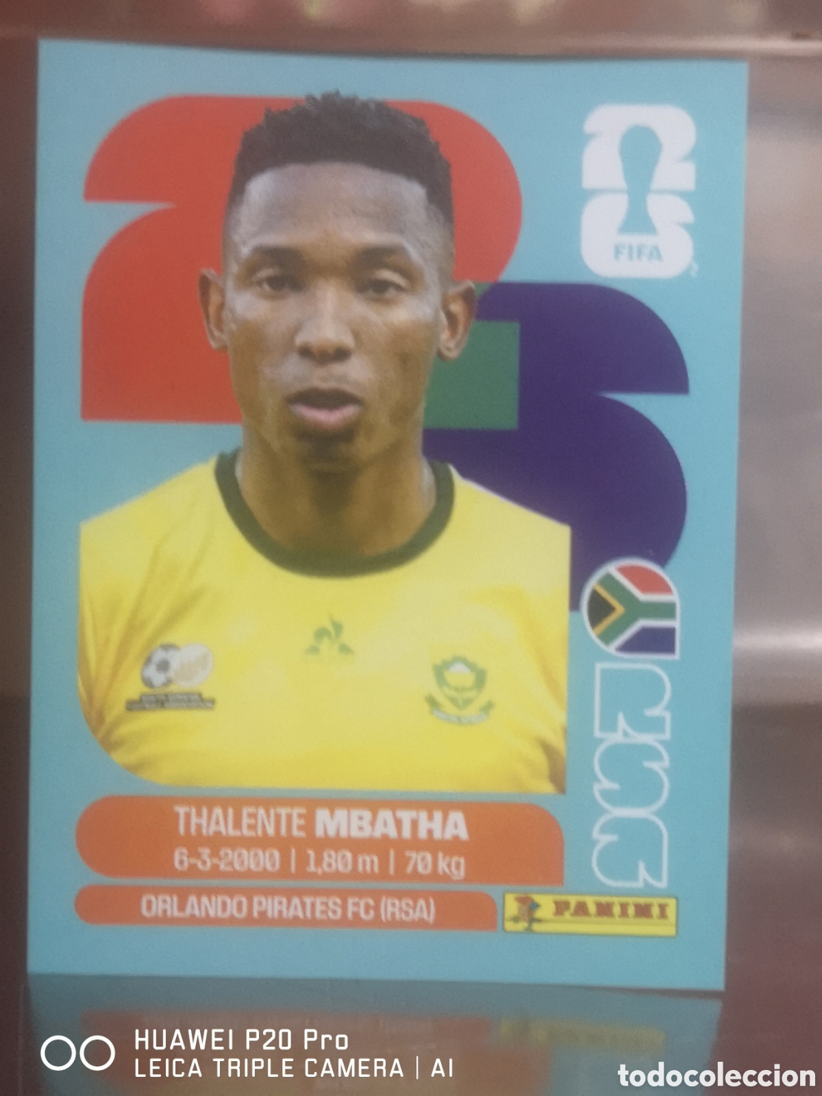 Cromos de f&uacute;tbol: FIFA WORLD CUP MUNDIAL 2026 MBATHA - RSA 12