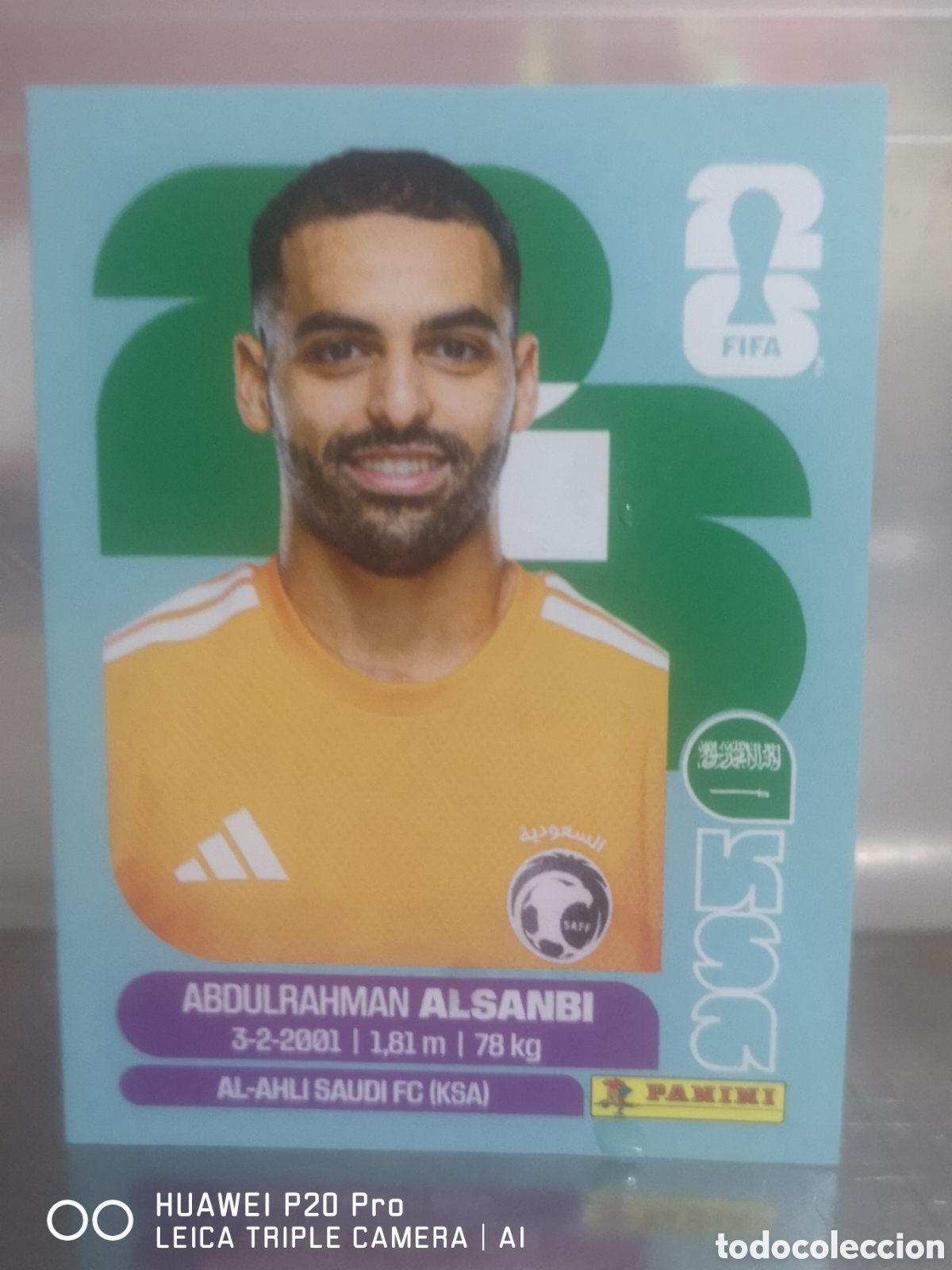 Cromos de f&uacute;tbol: FIFA WORLD CUP MUNDIAL 2026 ALSANBI - KSA 3