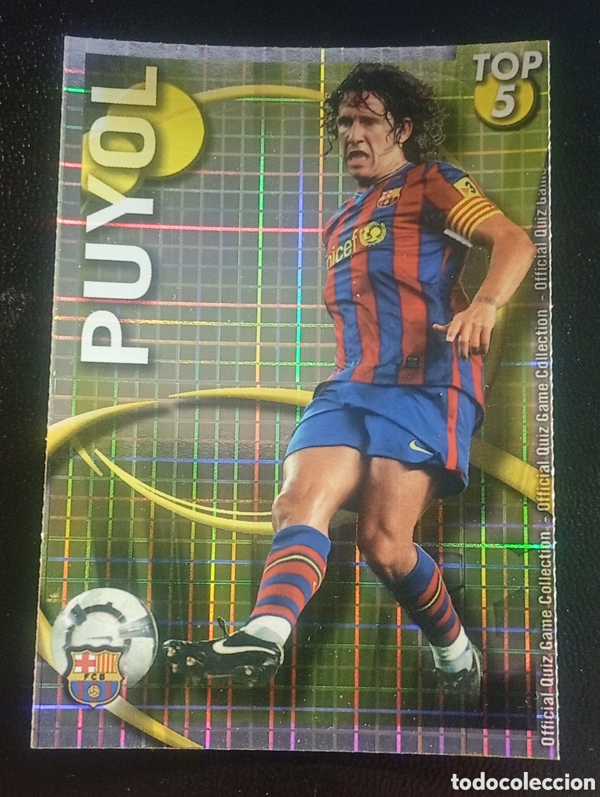 Cromos de f&uacute;tbol: 568 brillo cuadros PUYOL F&Uacute;TBOL CLUB BARCELONA MUNDICROMO 2010 2011 10 11 CROMOS CARDS TCG PANINI