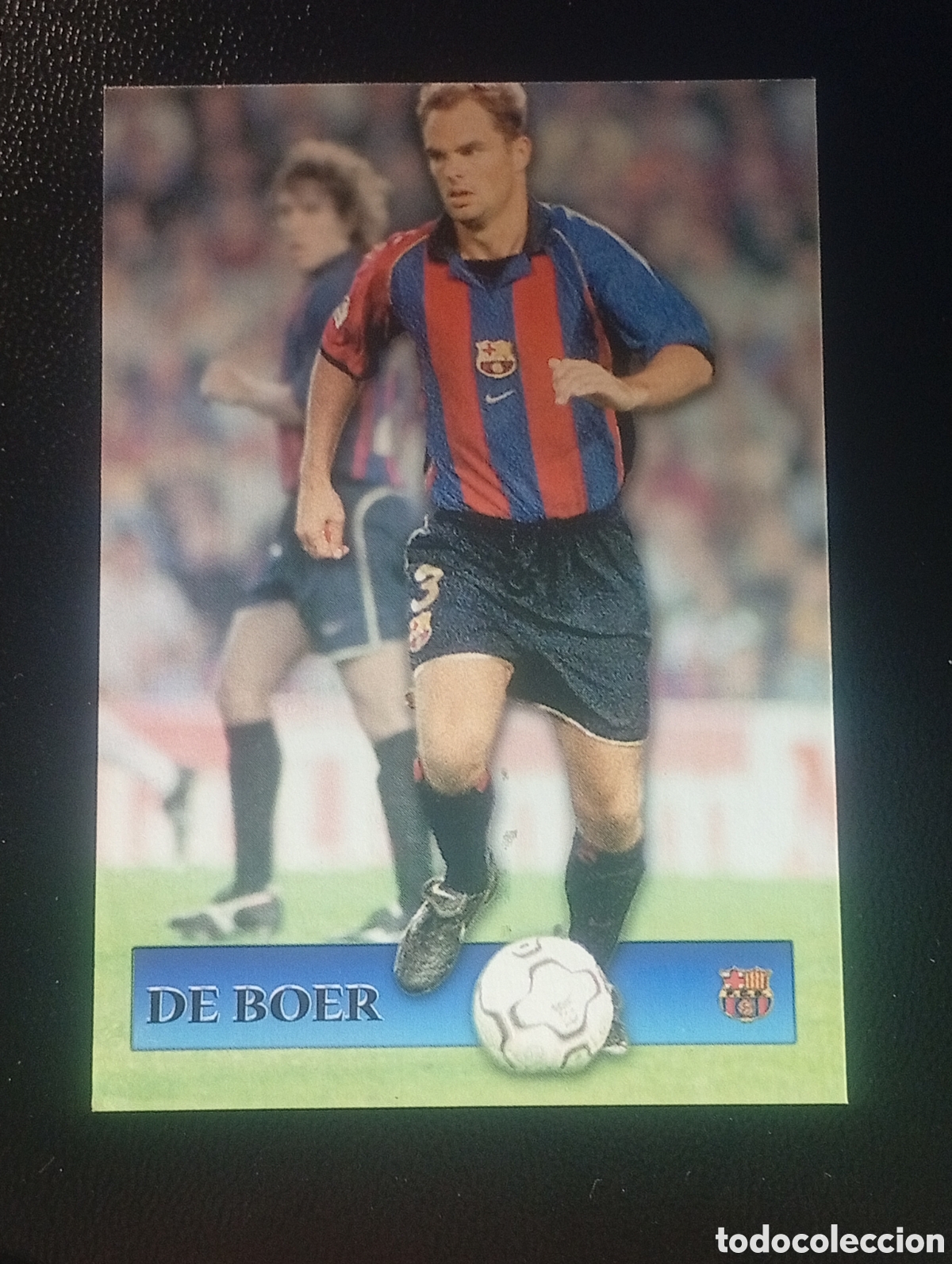 Cromos de f&uacute;tbol: 116 FRANK DE BOER F&Uacute;TBOL CLUB BARCELONA TOP LIGA 2001 2002 MUNDICROMO CROMOS CARDS TCG HOLANDA