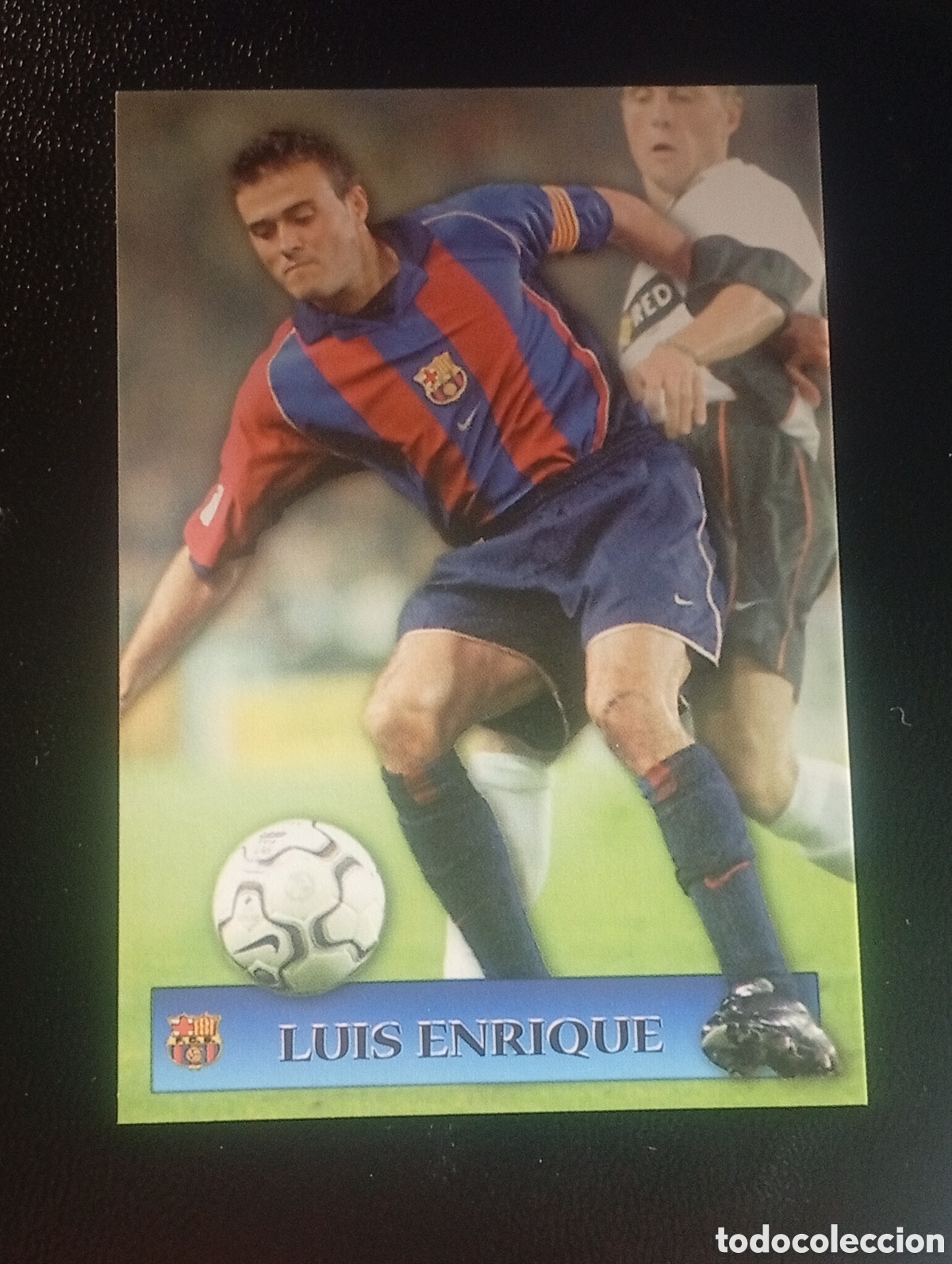 Cromos de f&uacute;tbol: 140 LUIS ENRIQUE F&Uacute;TBOL CLUB BARCELONA TOP LIGA 2001 2002 MUNDICROMO CROMOS CARDS TCG