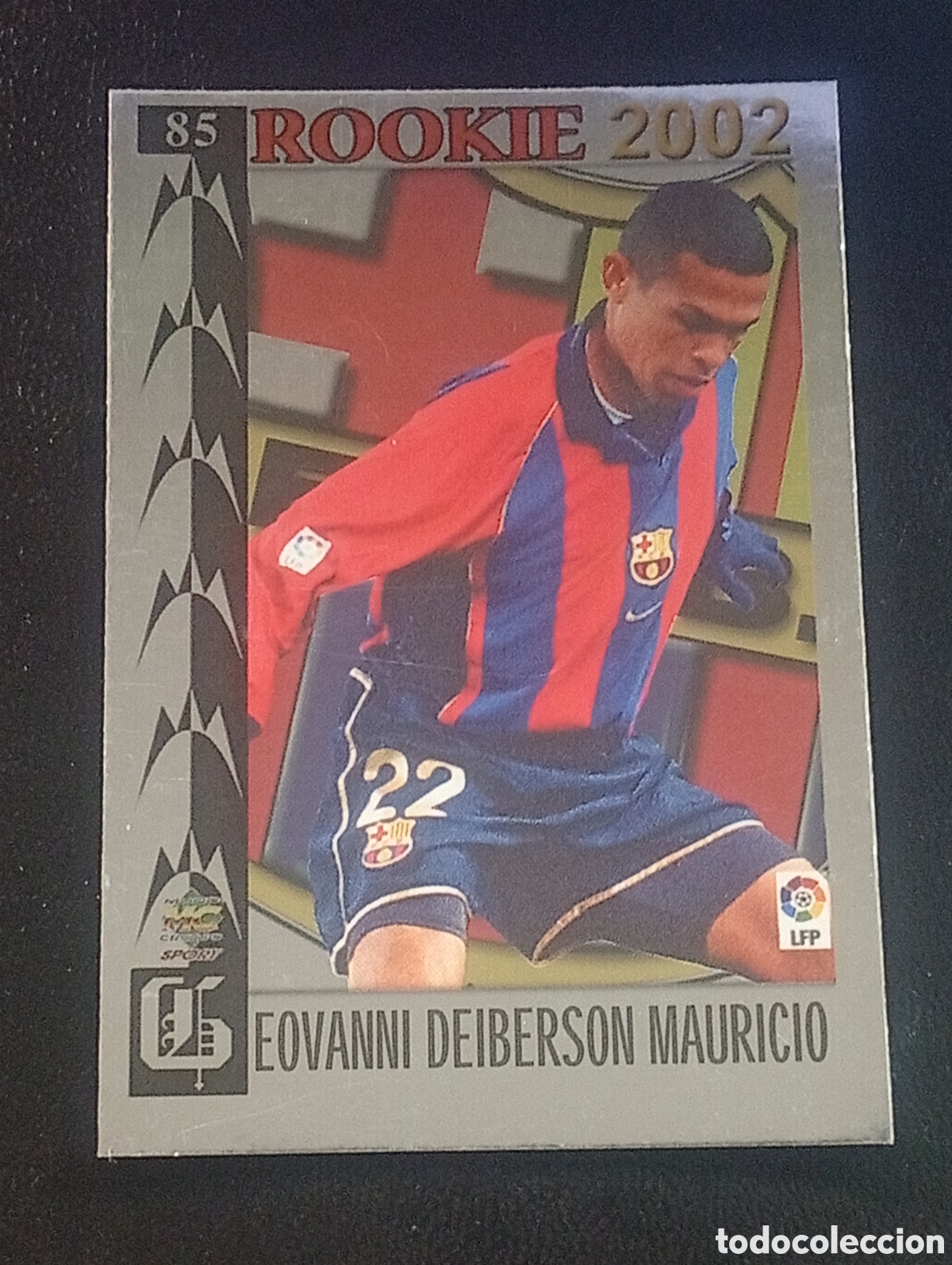 Cromos de f&uacute;tbol: 85 rookie DEIBERSON TOP LIGA 2002 F&Uacute;TBOL CLUB BARCELONA FCB MUNDICROMO CARDS CROMOS