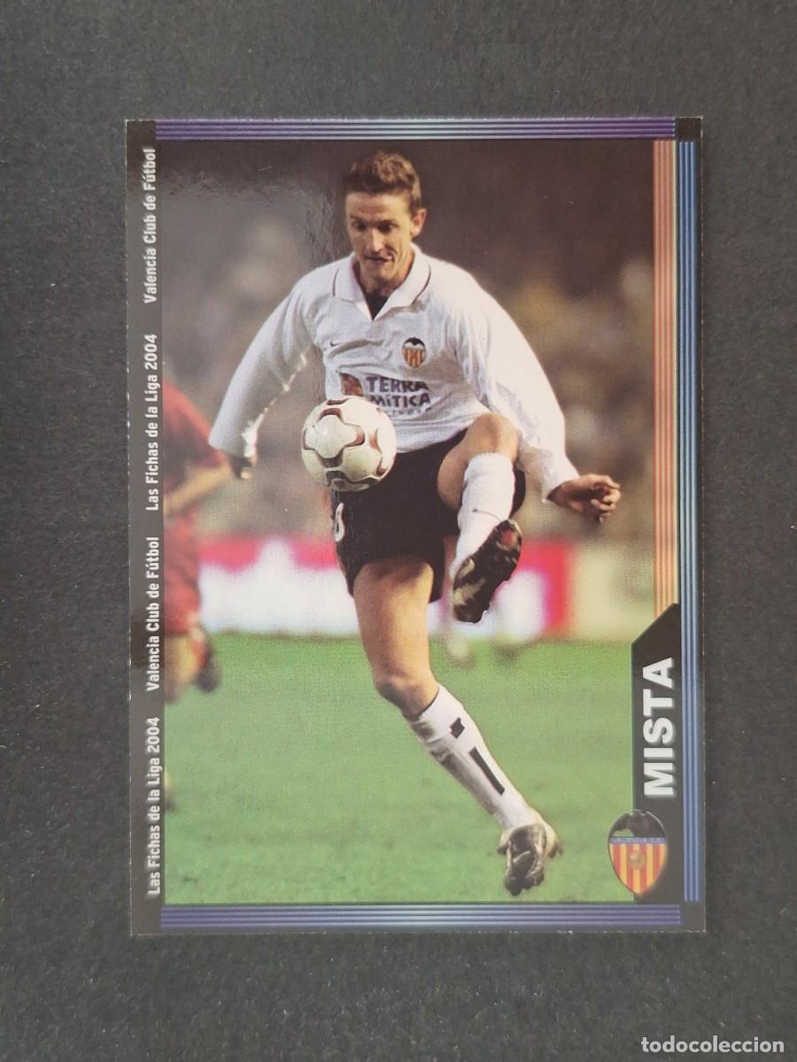 Cromos de f&uacute;tbol: L1 MISTA VALENCIA C. F. 130 MUNDICROMO LAS FICHAS DE LA LIGA 2004 03 04