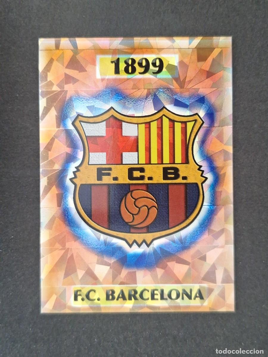 Cromos de f&uacute;tbol: L1 ESCUDO F. C. BARCELONA 136 MUNDICROMO LAS FICHAS DE LA LIGA 2004 03 04