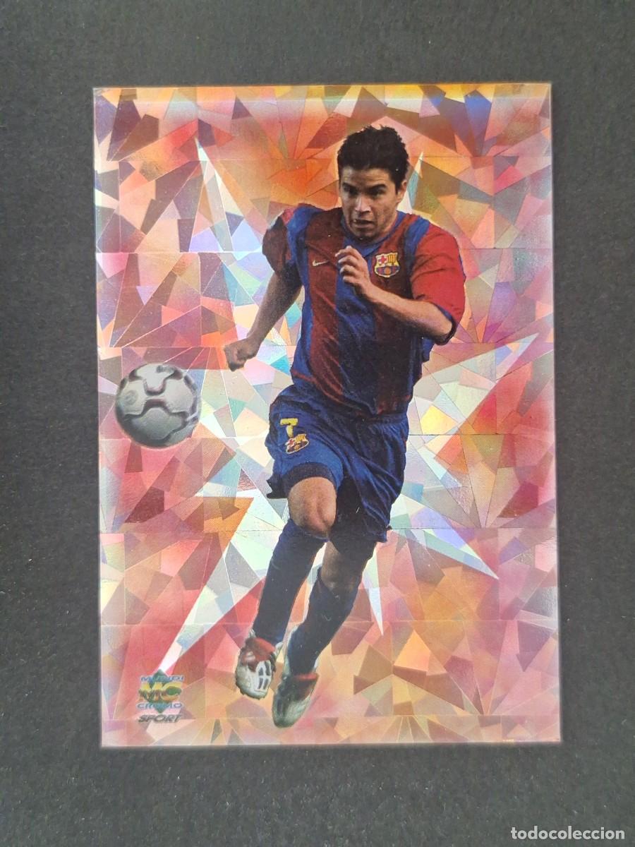 Cromos de f&uacute;tbol: L1 SAVIOLA EL MEJOR 2003 F. C. BARCELONA 160 MUNDICROMO LAS FICHAS DE LA LIGA 2004 03 04