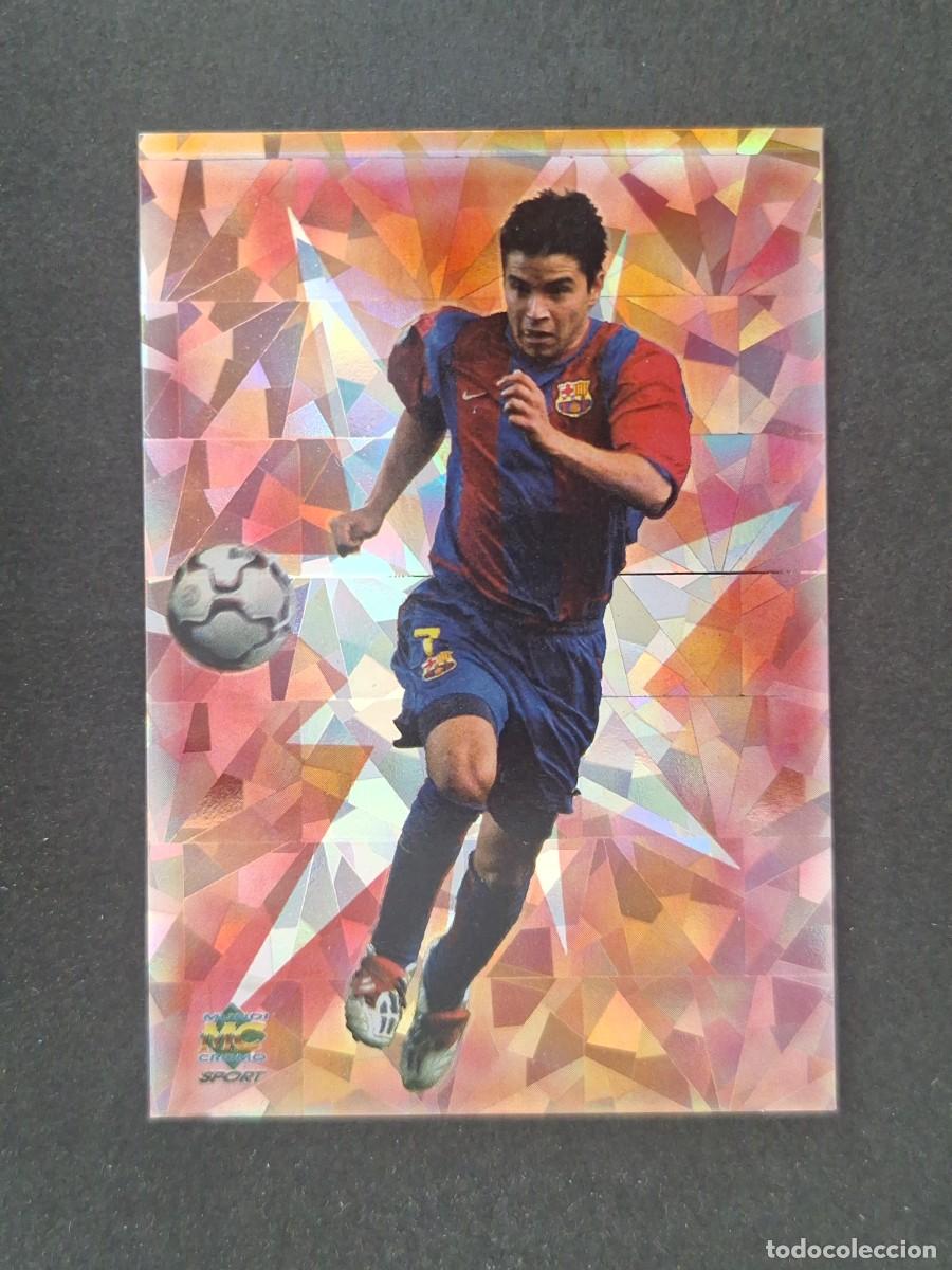 Cromos de f&uacute;tbol: L1 SAVIOLA EL MEJOR 2003 F. C. BARCELONA 160 MUNDICROMO LAS FICHAS DE LA LIGA 2004 03 04