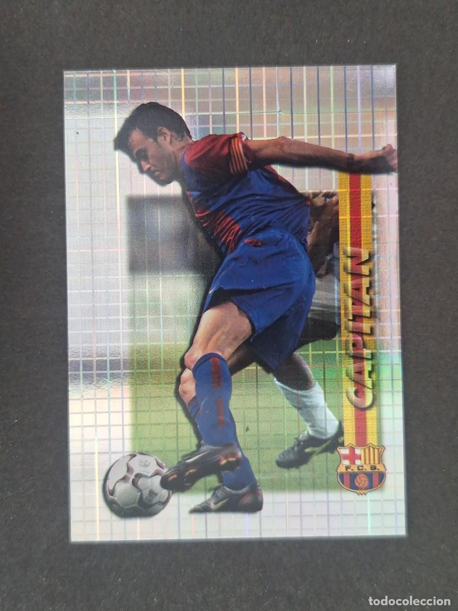 Cromos de f&uacute;tbol: L1 LUIS ENRIQUE CAPITAN F. C. BARCELONA 162 MUNDICROMO LAS FICHAS DE LA LIGA 2004 03 04