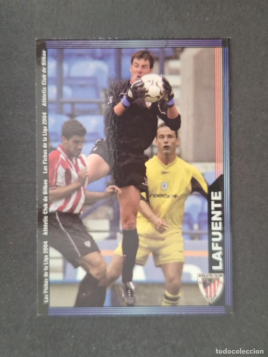 Cromos de f&uacute;tbol: L1 LAFUENTE ATHLETIC CLUB DE BILBAO 167 MUNDICROMO LAS FICHAS DE LA LIGA 2004 03 04