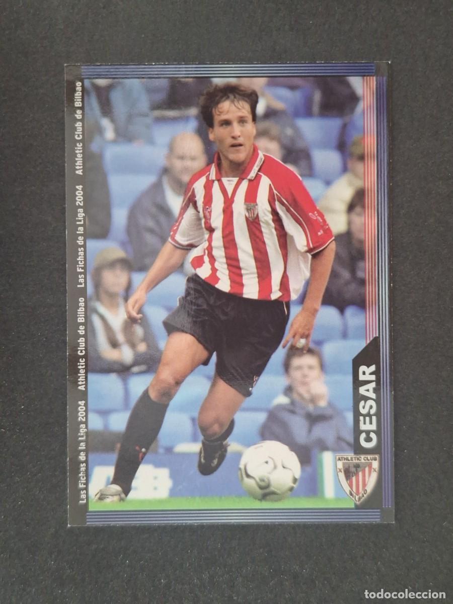 Cromos de f&uacute;tbol: L1 CESAR ATHLETIC CLUB DE BILBAO 170 MUNDICROMO LAS FICHAS DE LA LIGA 2004 03 04