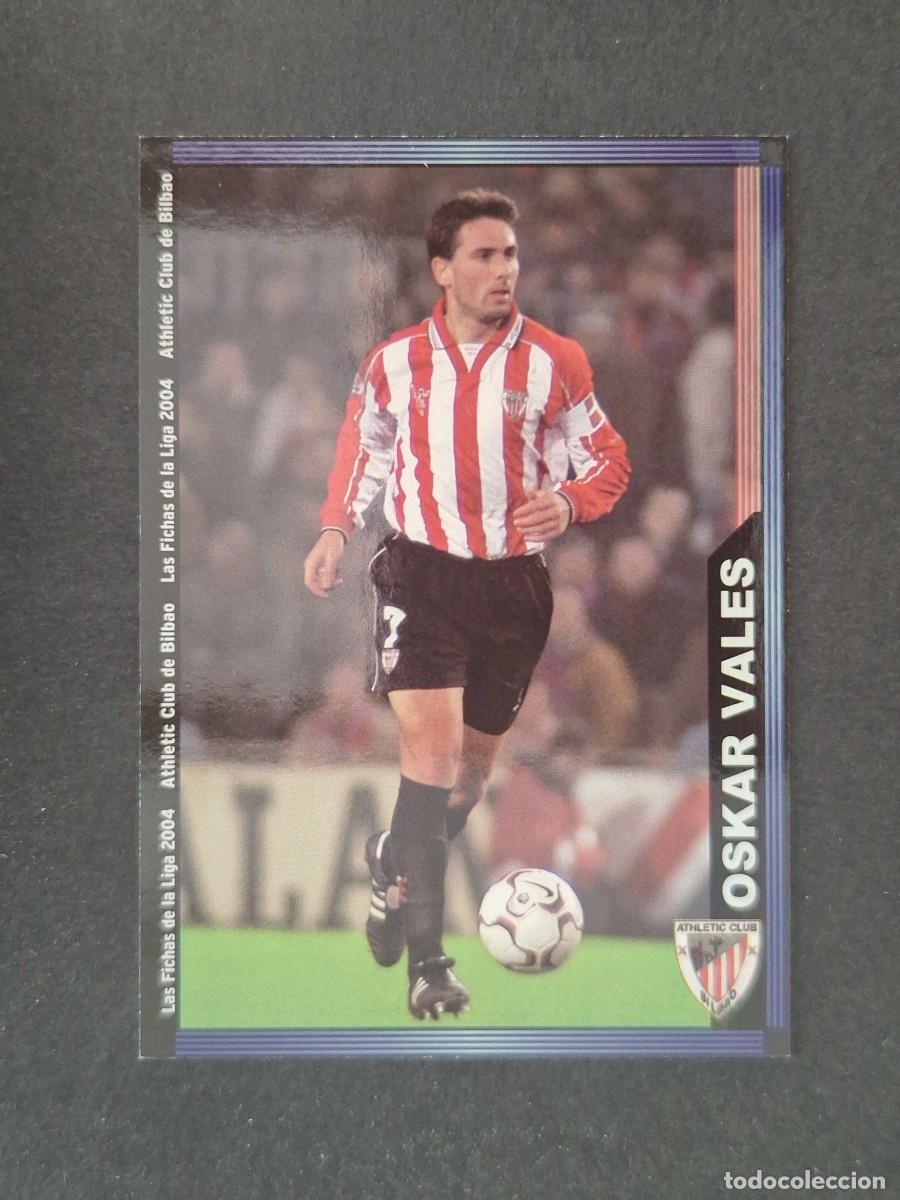 Cromos de f&uacute;tbol: L1 OSKAR VALES ATHLETIC CLUB DE BILBAO 174 MUNDICROMO LAS FICHAS DE LA LIGA 2004 03 04