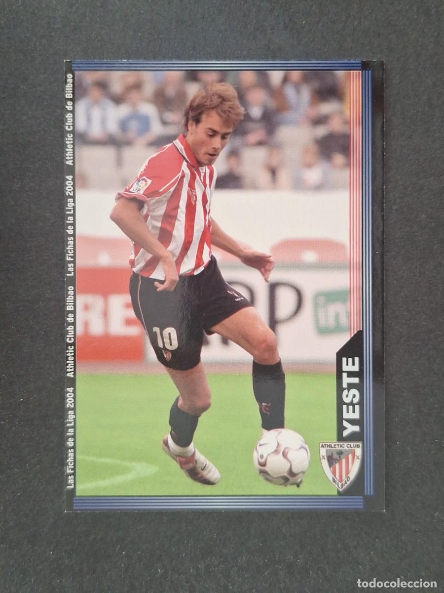 Cromos de f&uacute;tbol: L1 YESTE ATHLETIC CLUB DE BILBAO 178 MUNDICROMO LAS FICHAS DE LA LIGA 2004 03 04
