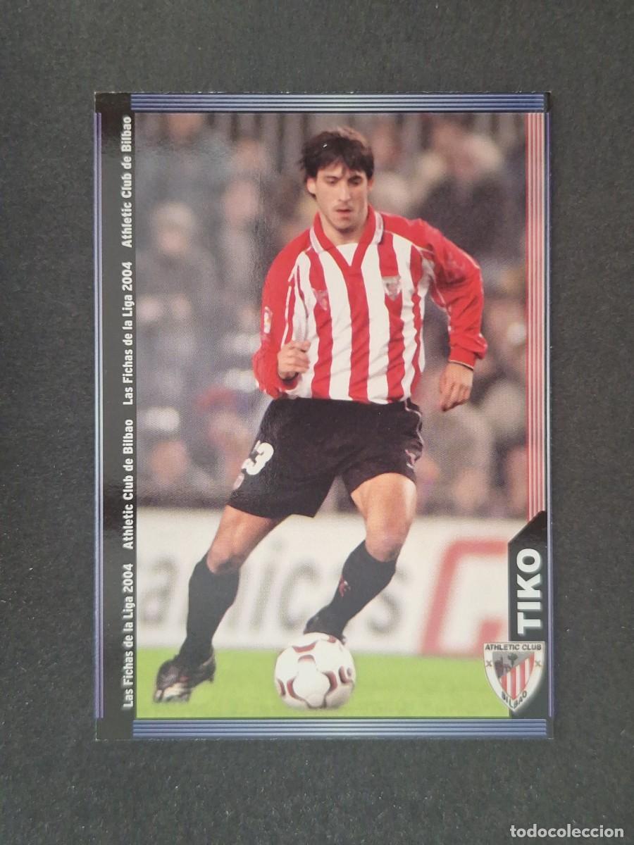 Cromos de f&uacute;tbol: L1 TIKO ATHLETIC CLUB DE BILBAO 180 MUNDICROMO LAS FICHAS DE LA LIGA 2004 03 04