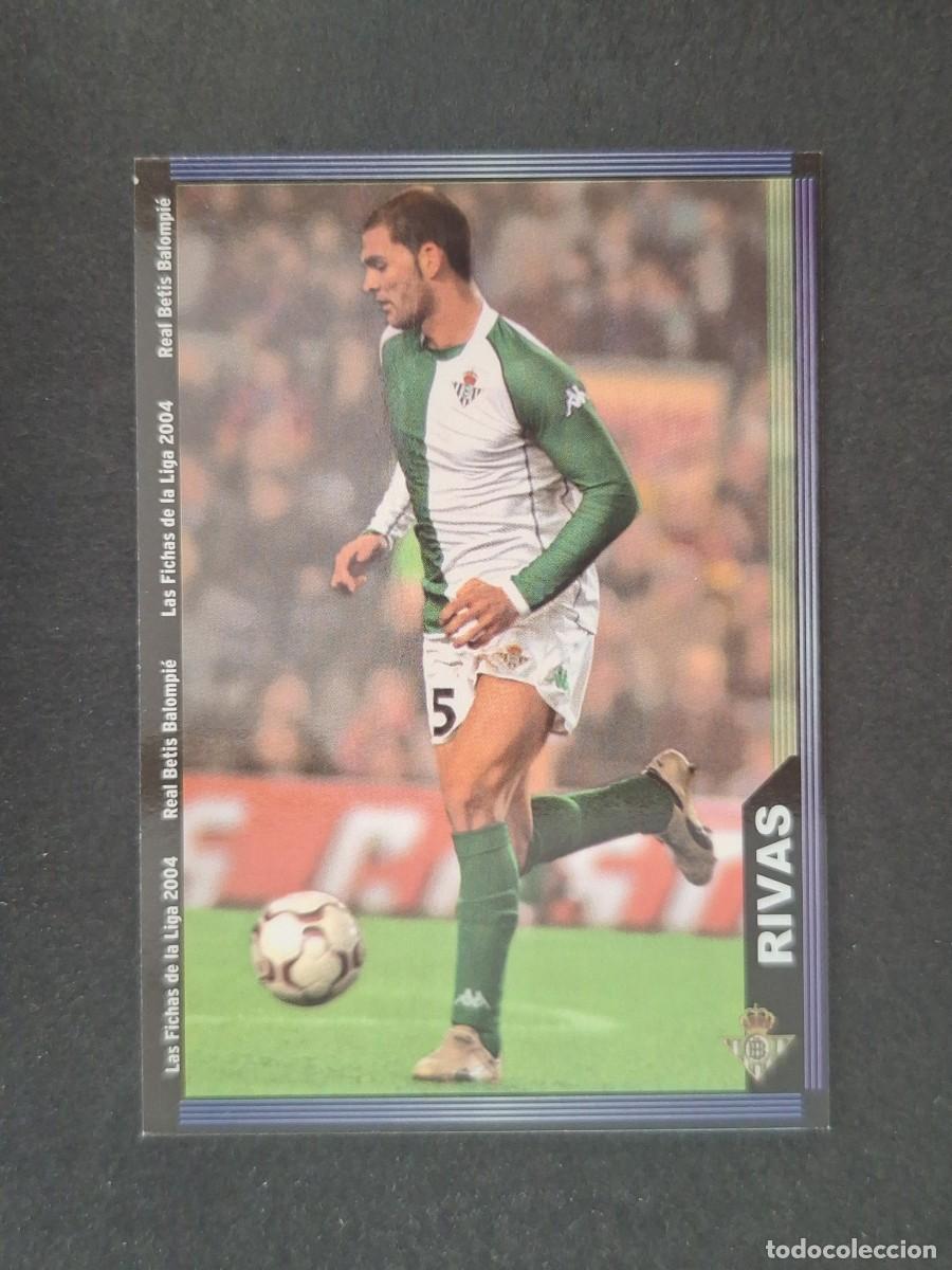 Cromos de f&uacute;tbol: L1 RIVAS REAL BETIS BALOMPIE 196 MUNDICROMO LAS FICHAS DE LA LIGA 2004 03 04