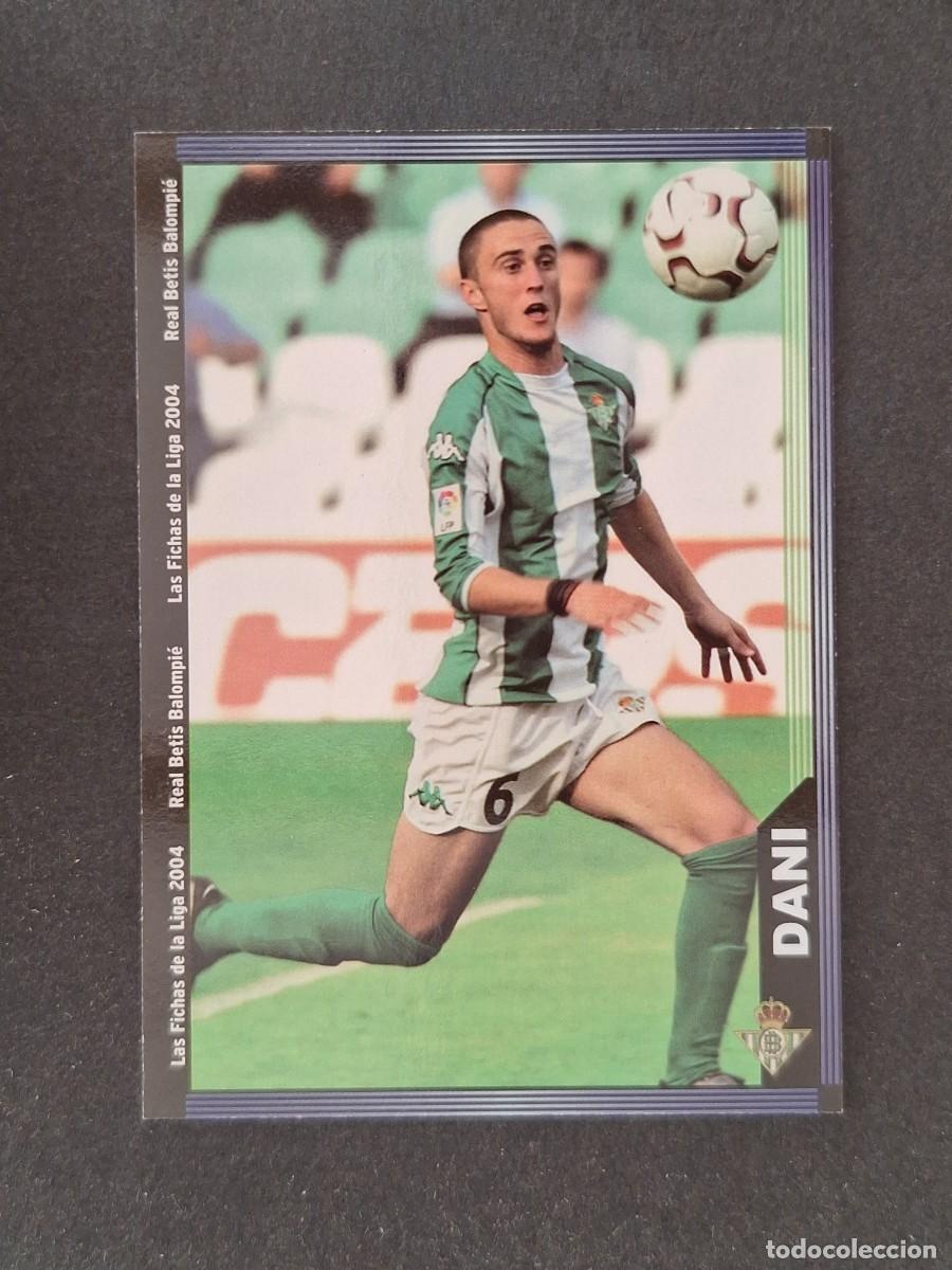 Figurine di Calcio: L1 DANI REAL BETIS BALOMPIE 210 MUNDICROMO LAS FICHAS DE LA LIGA 2004 03 04