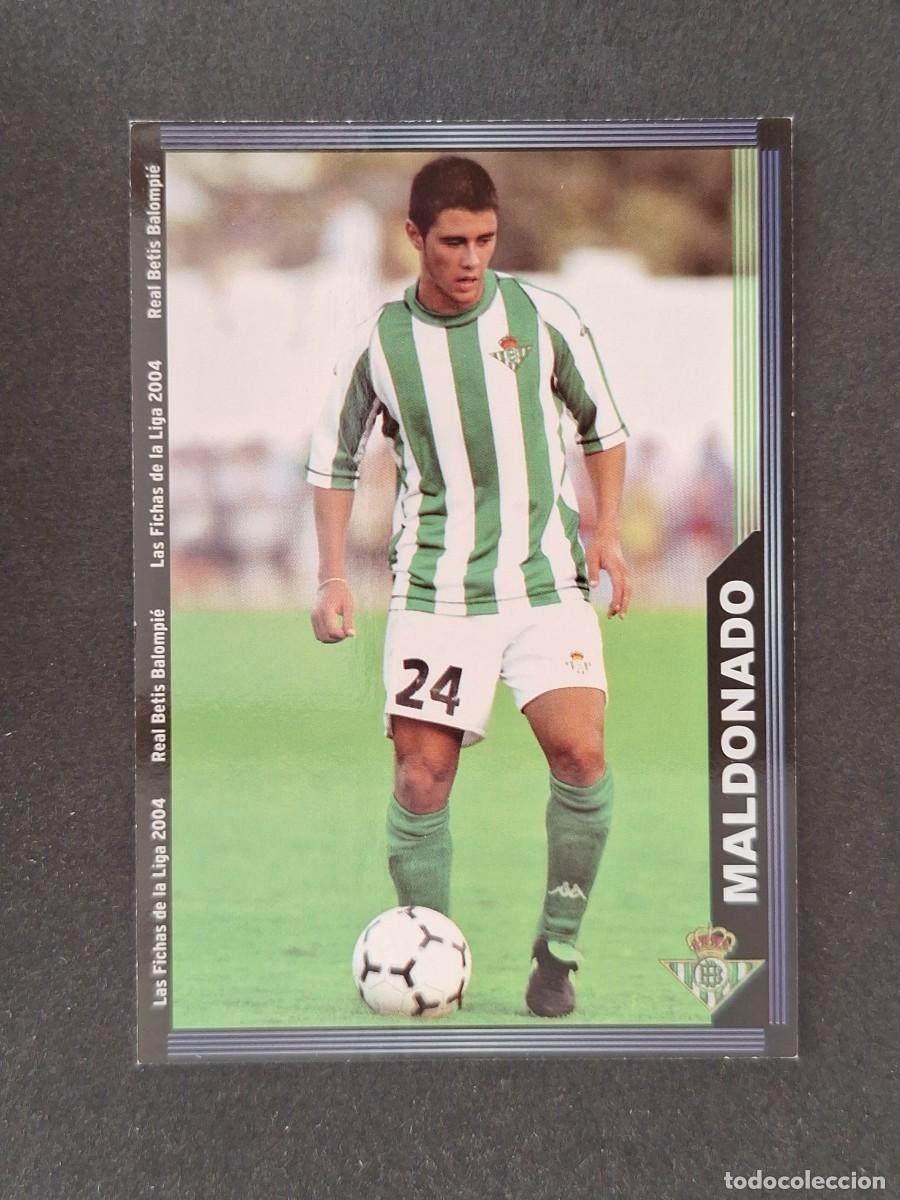 Fu&szlig;ball-Sticker: L1 MALDONADO REAL BETIS BALOMPIE 212 MUNDICROMO LAS FICHAS DE LA LIGA 2004 03 04