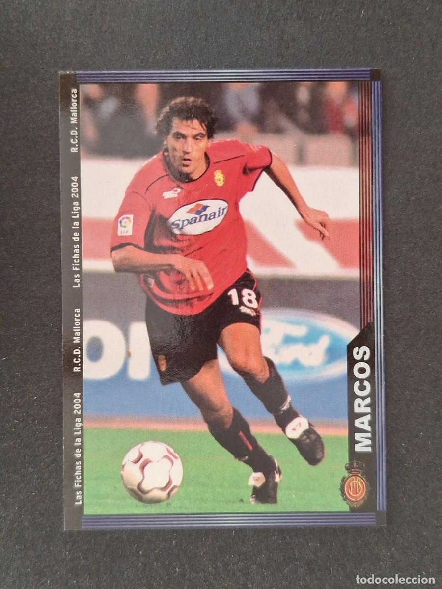 Cromos de f&uacute;tbol: L1 MARCOS R. C. D. MALLORCA 230 MUNDICROMO LAS FICHAS DE LA LIGA 2004 03 04