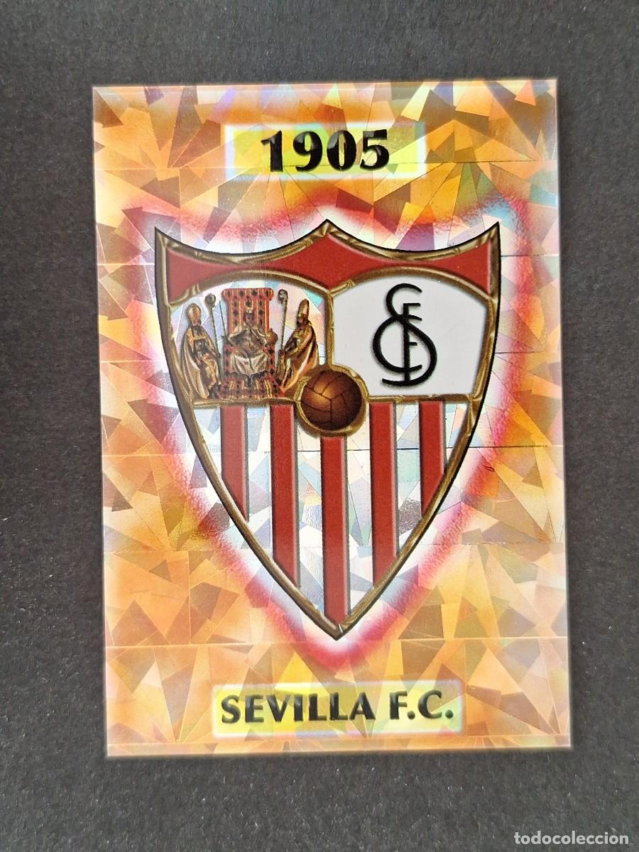 Cromos de f&uacute;tbol: L1 ESCUDO SEVILLA F. C. 244 MUNDICROMO LAS FICHAS DE LA LIGA 2004 03 04