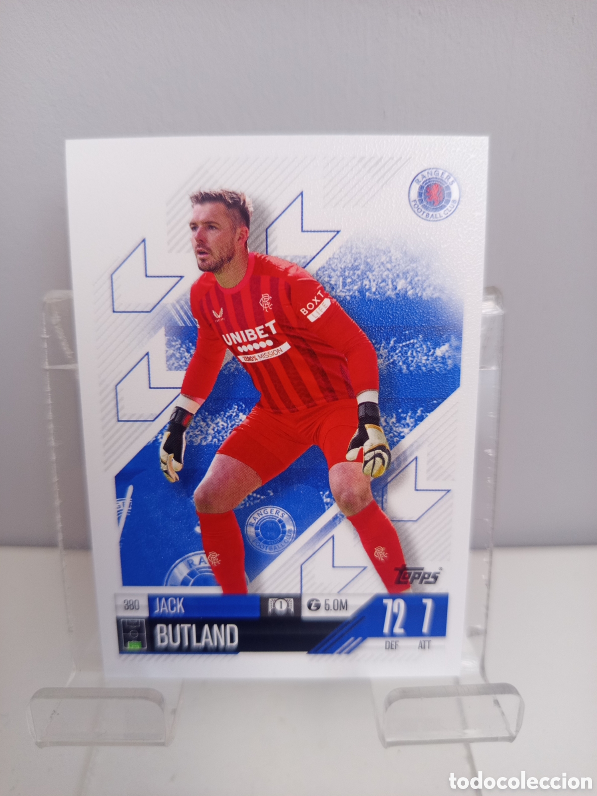 Cromos de f&uacute;tbol: ❇️ CROMO CARD ⚽ BUTLAND RANGERS 380 2024 2025 24 25 MATCH ATTAX CHAMPIONS LEAGUE TOPPS ❇️