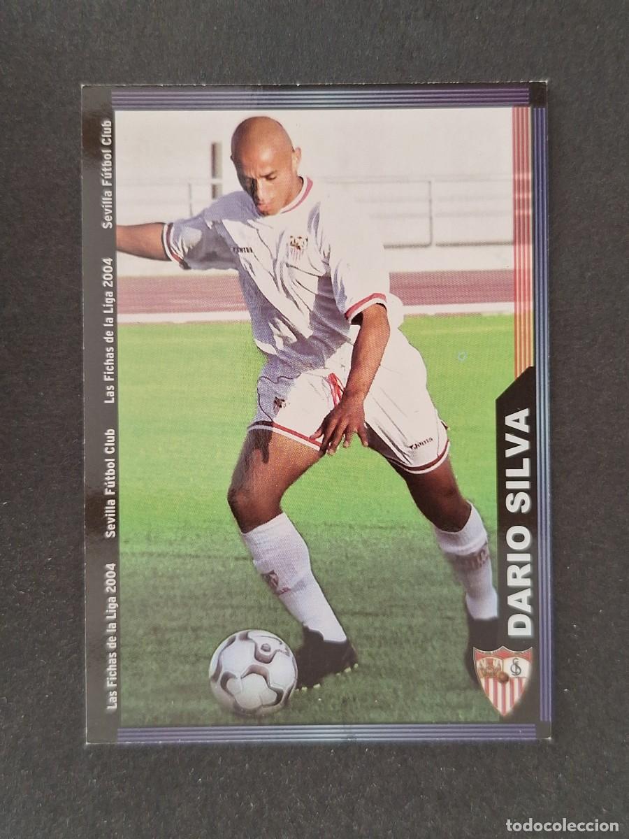 Cromos de f&uacute;tbol: L1 DARIO SILVA SEVILLA F. C. 266 MUNDICROMO LAS FICHAS DE LA LIGA 2004 03 04