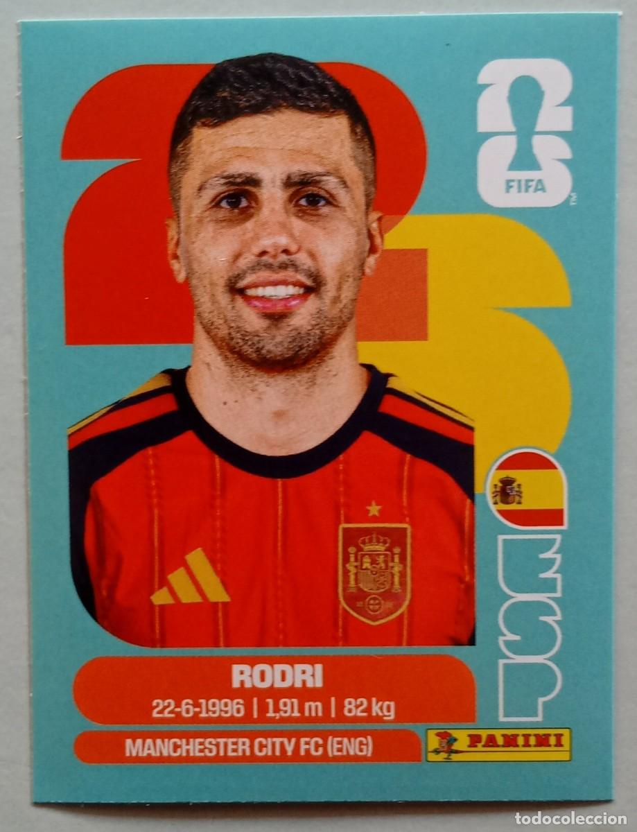 Cromos de f&uacute;tbol: Figurina Panini 2026 Cromo World Cup Usa Mundial 2026 Rodri Espa&ntilde;a n ESP 10