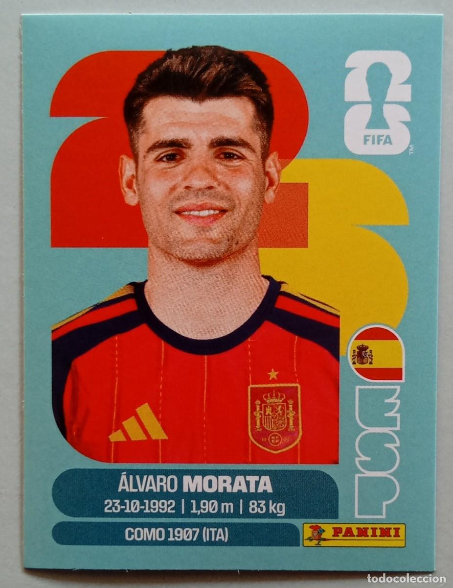 Cromos de f&uacute;tbol: Figurina Panini 2026 Cromo World Cup Usa Mundial 2026 Alvaro Morata Espa&ntilde;a n ESP 19