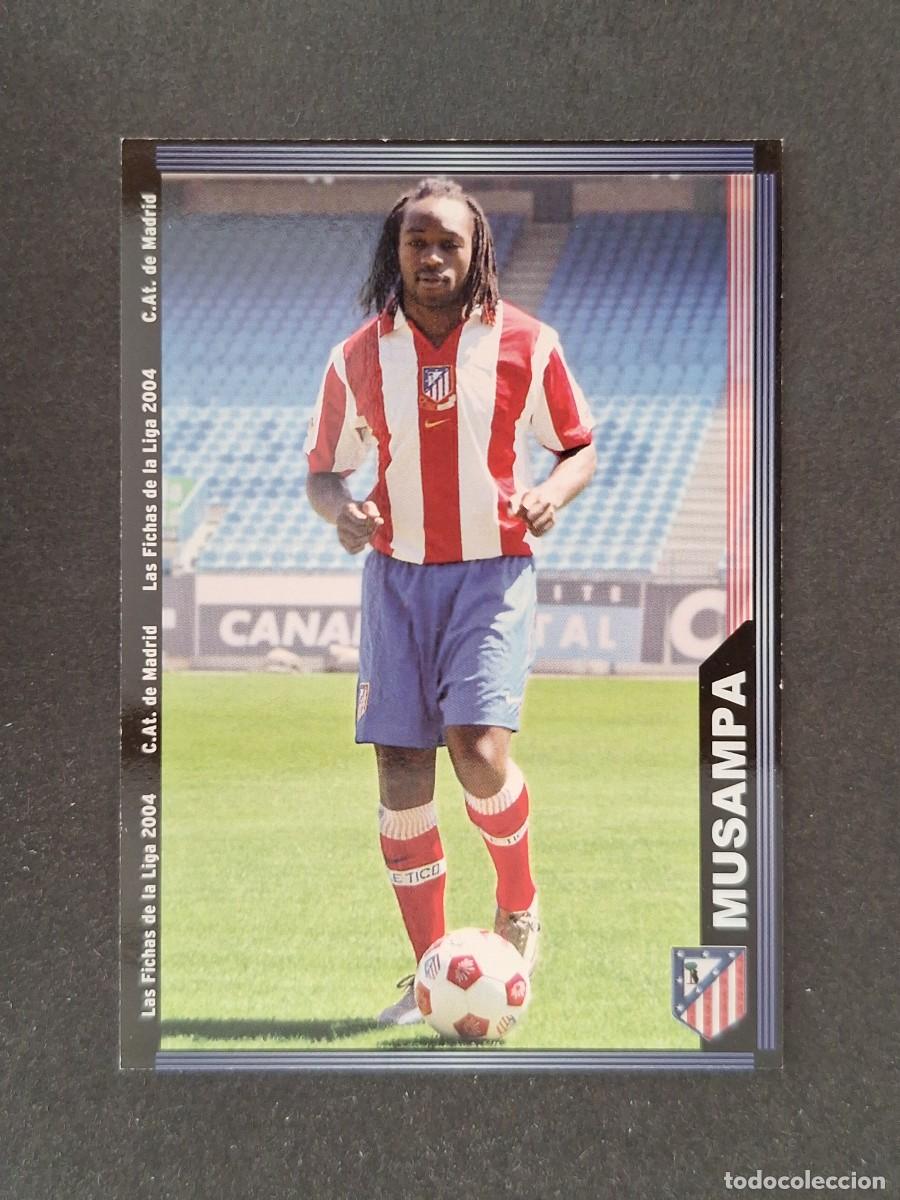 Cromos de f&uacute;tbol: L1 MUSAMPA ATLETICO DE MADRID 316 MUNDICROMO LAS FICHAS DE LA LIGA 2004 03 04