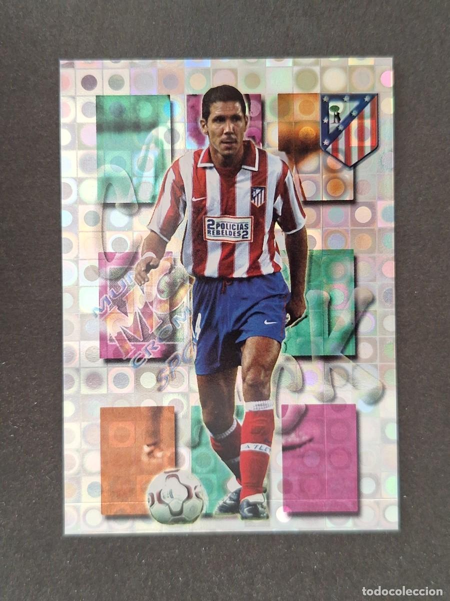 Cromos de f&uacute;tbol: L1 SIMEONE CRACK ATLETICO DE MADRID 323 MUNDICROMO LAS FICHAS DE LA LIGA 2004 03 04