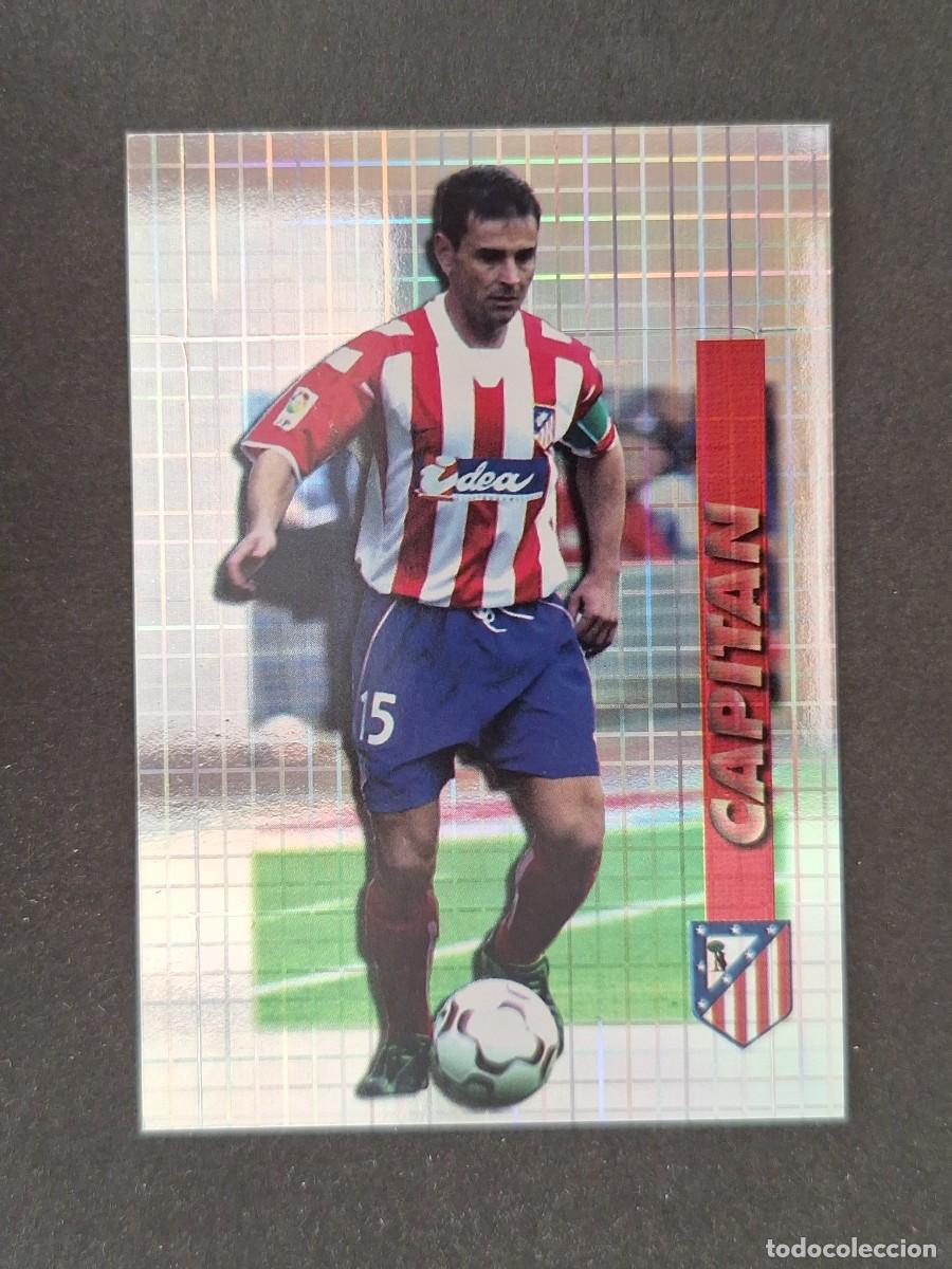 Cromos de f&uacute;tbol: L1 AGUILERA CAPITAN ATLETICO DE MADRID 324 MUNDICROMO LAS FICHAS DE LA LIGA 2004 03 04