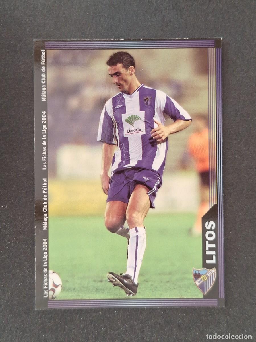 Cromos de f&uacute;tbol: L1 LITOS MALAGA C. F. 332 MUNDICROMO LAS FICHAS DE LA LIGA 2004 03 04