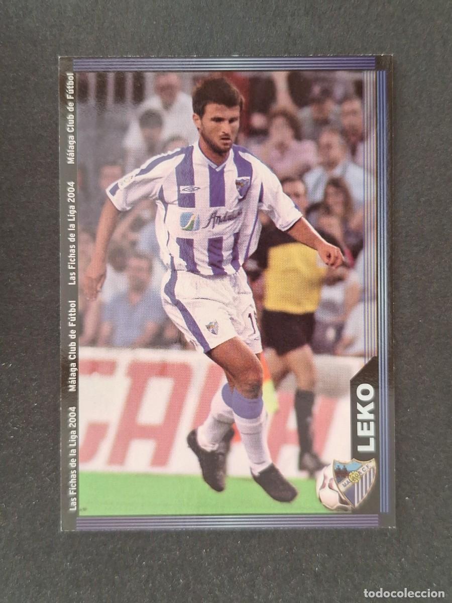 Cartes &agrave; collectionner de Football: L1 LEKO MALAGA C. F. 336 MUNDICROMO LAS FICHAS DE LA LIGA 2004 03 04