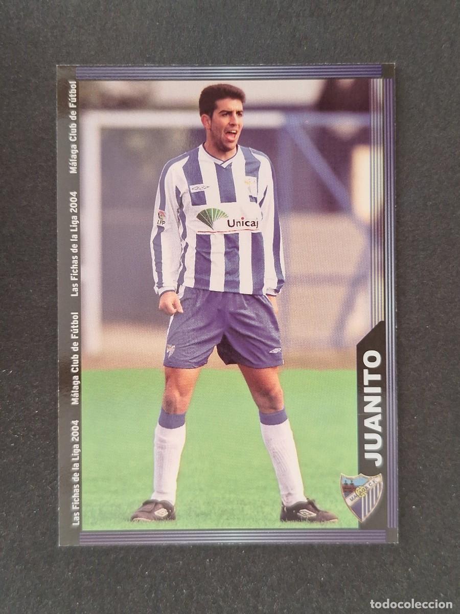 Cartes &agrave; collectionner de Football: L1 JUANITO MALAGA C. F. 337 MUNDICROMO LAS FICHAS DE LA LIGA 2004 03 04