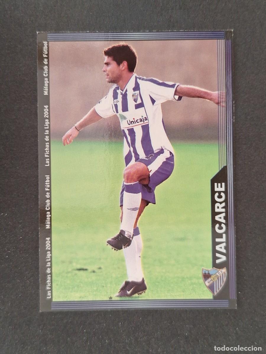 Cartes &agrave; collectionner de Football: L1 VALCARCE MALAGA C. F. 340 MUNDICROMO LAS FICHAS DE LA LIGA 2004 03 04