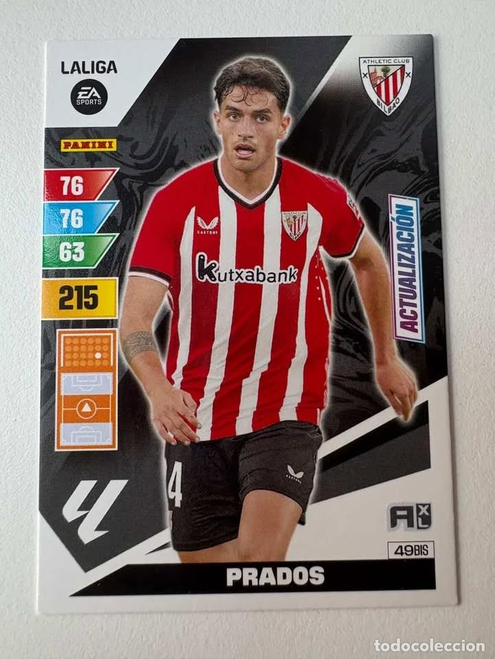 Cromos de f&uacute;tbol: Carta Prados Actualizaci&oacute;n Athletic Club de Bilbao 49bis Adrenalyn 2023-24
